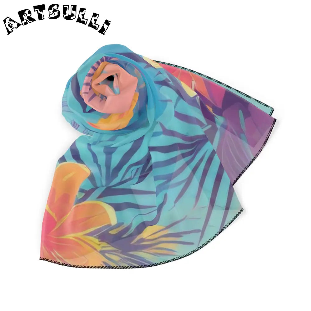 JAKKOUTTHEBXX Sunset Paradise Poly Scarf JAKKOUTTHEBXX Artsulli