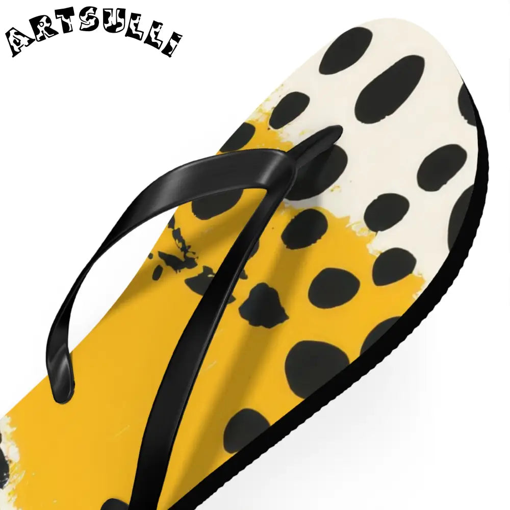 JAKKOUTTHEBXX Rae Zebra Rhapsody Flip Flops JAKKOUTTHEBXX Artsulli