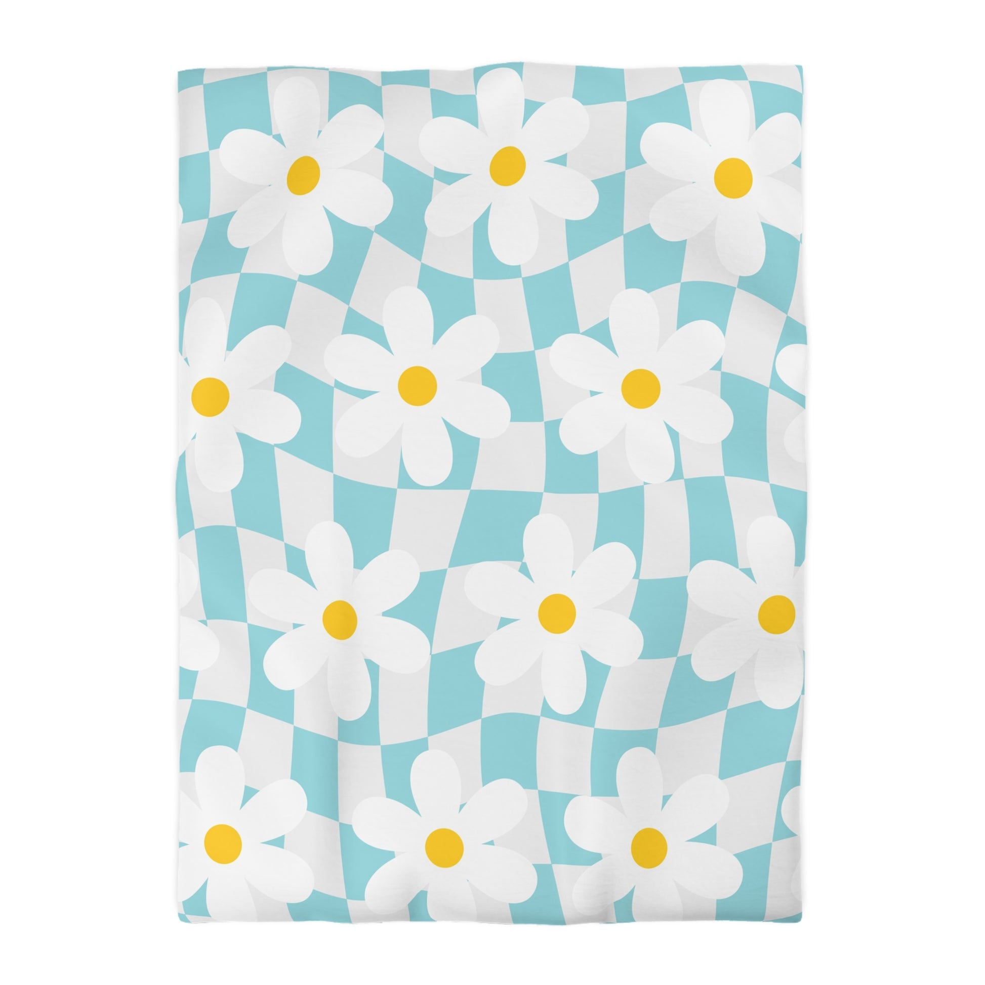 Trippy Check Garden Microfiber Duvet Cover, Artsulli - Art is Long, Life is Short, Home Decor, Size, Twin XL, Color, White, , , 33643265971160925966