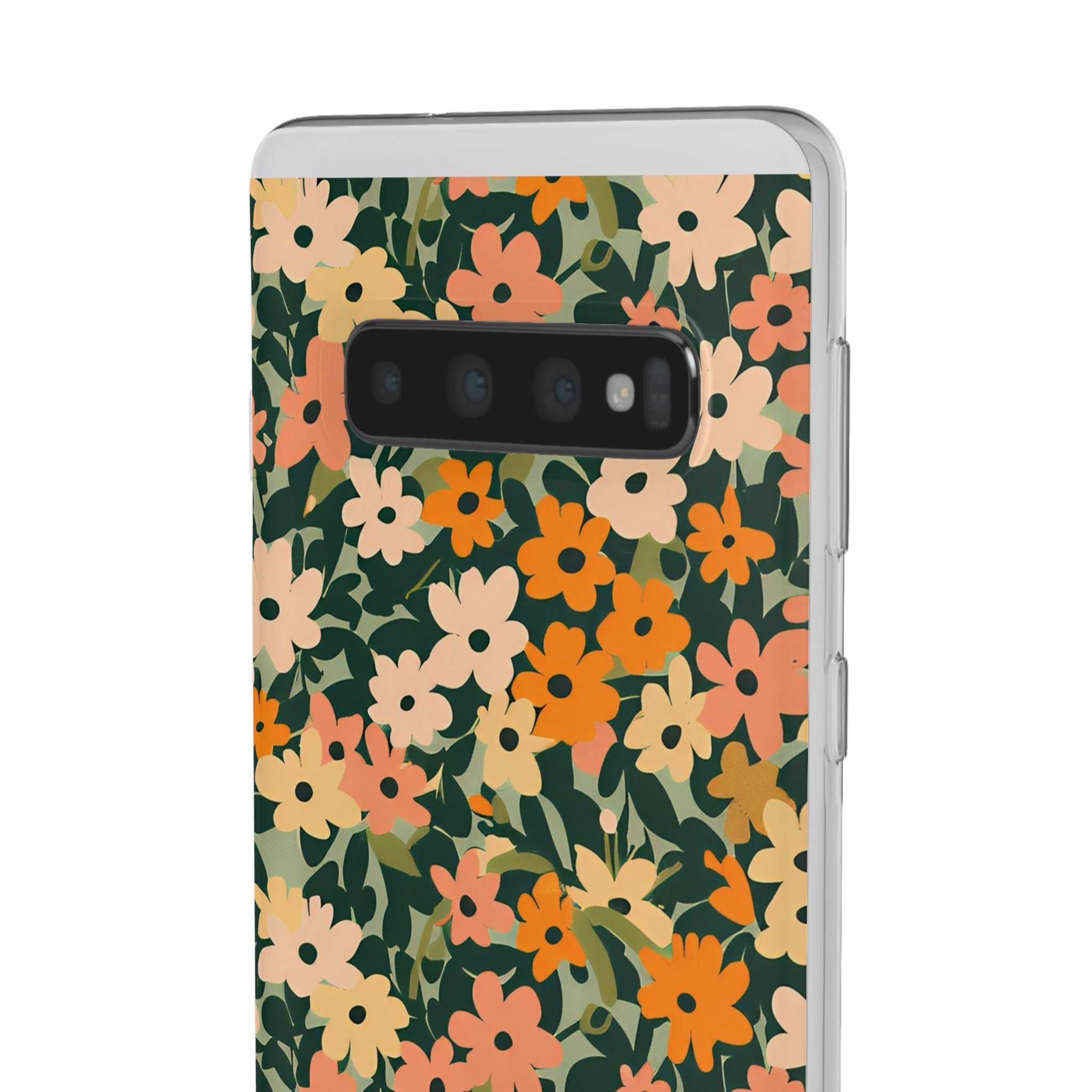 Vibrant Floral Clear Phone Case, Artsulli - Art is Long, Life is Short, Phone Case, , , , , , , 