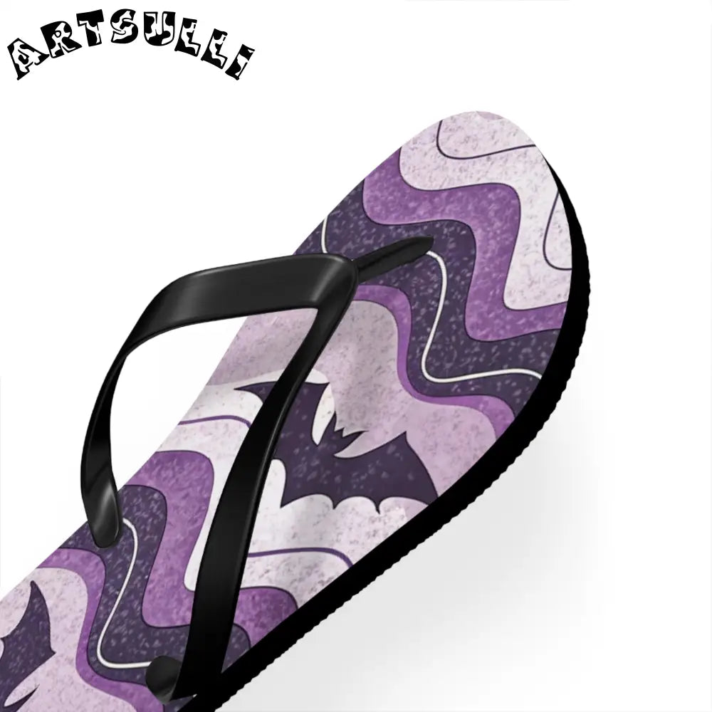 JAKKOUTTHEBXX Bat Wave Flip Flops JAKKOUTTHEBXX Artsulli - Art