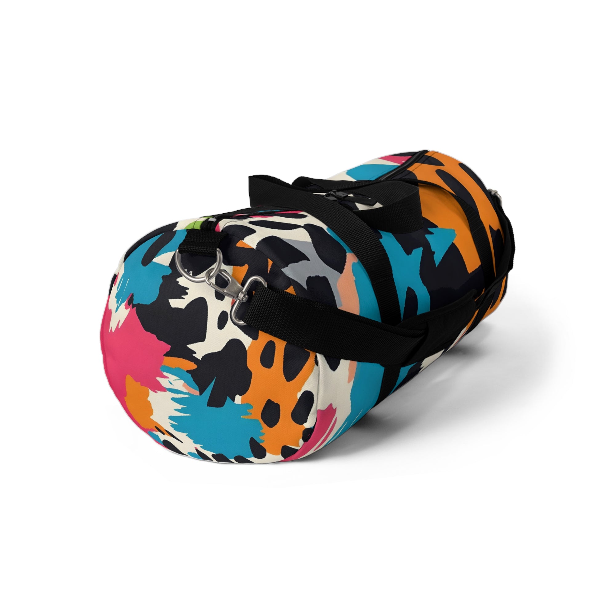 Wild Brush Strokes x Animal Print Multi-Color Duffel Bag, Artsulli - Art is Long, Life is Short, Bags, , , , , , , 