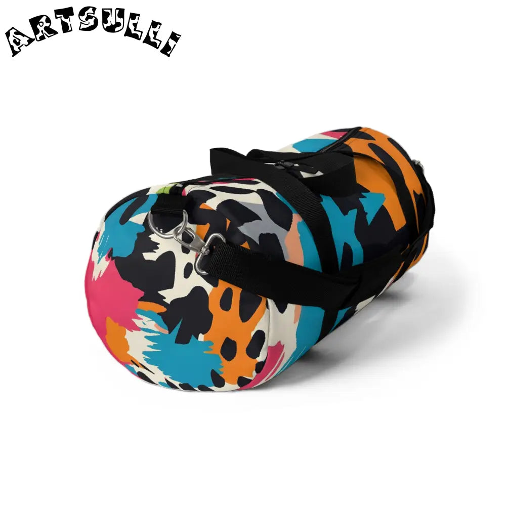 JAKKOUTTHEBXX Wild Brush Strokes x Animal Print Multi-Color Duffel