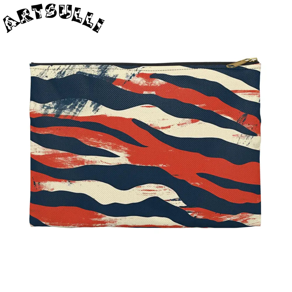 JAKKOUTTHEBXX Capricious Tiger Wave Accessory Pouch JAKKOUTTHEBXX