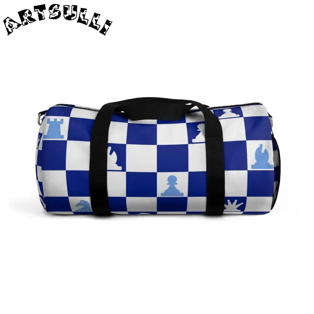 JAKKOUTTHEBXX Checkered Chess Mobile Storage Duffel Bag 2025