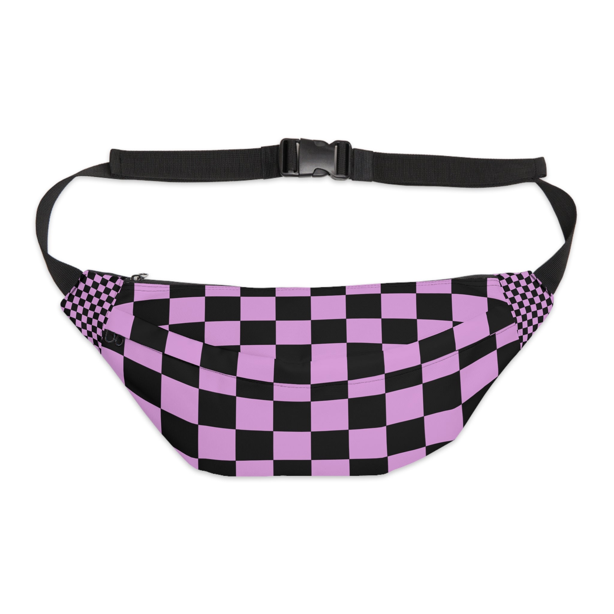 Pixel Punk Vision Large Fanny Pack, Artsulli - Art is Long, Life is Short, Bags, Size, 8" × 9" × 4'', , , , , 21552310324208978454