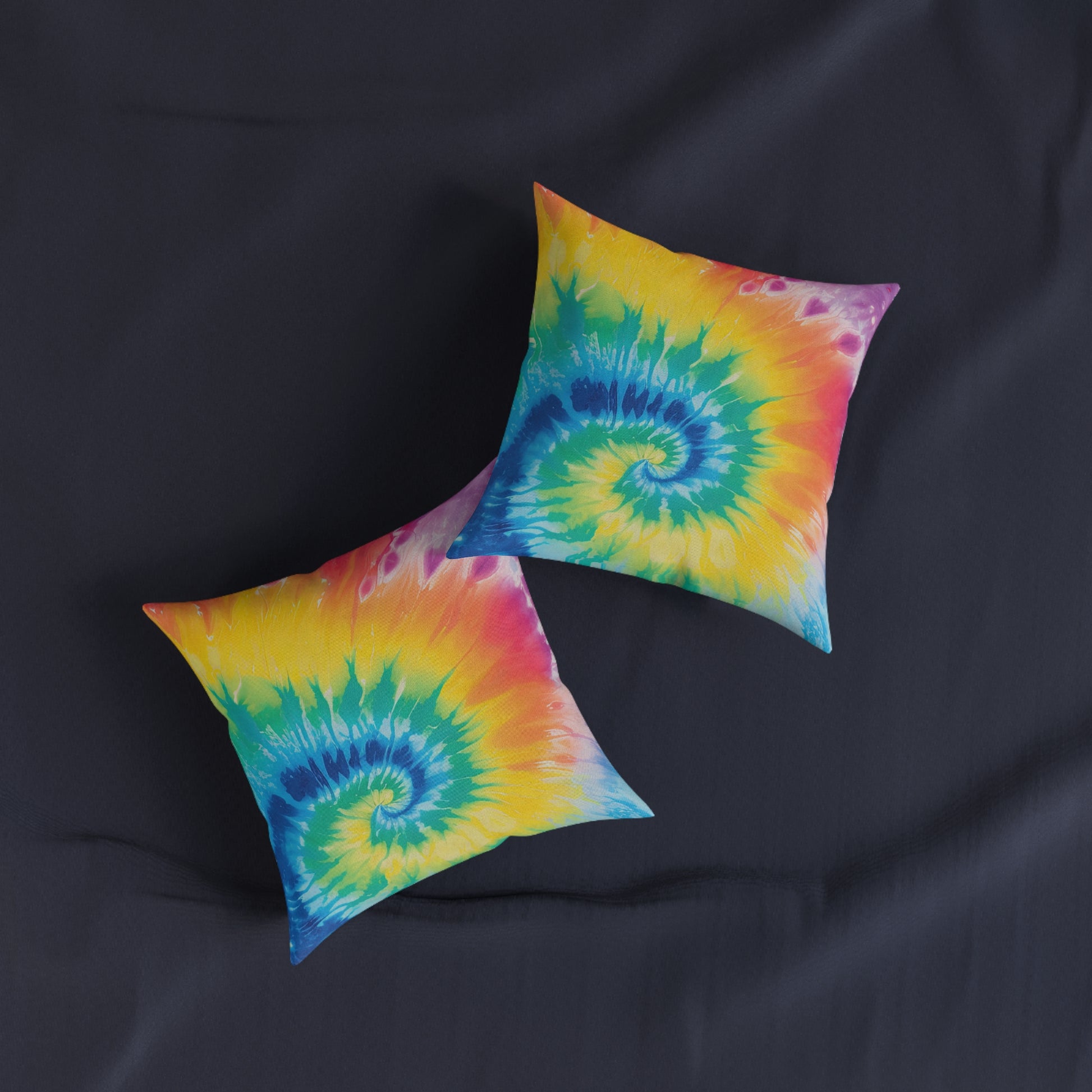 Tie Dye Square Pillow, Artsulli - Art is Long, Life is Short, Home Decor, , , , , , , 