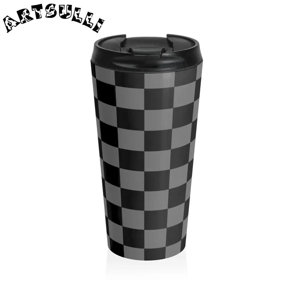 8K Void Surfer Stainless Steel Travel Mug, Artsulli - Art is Long, Life is Short, Mug, Size, 15oz, , , , , 33719950991981374459