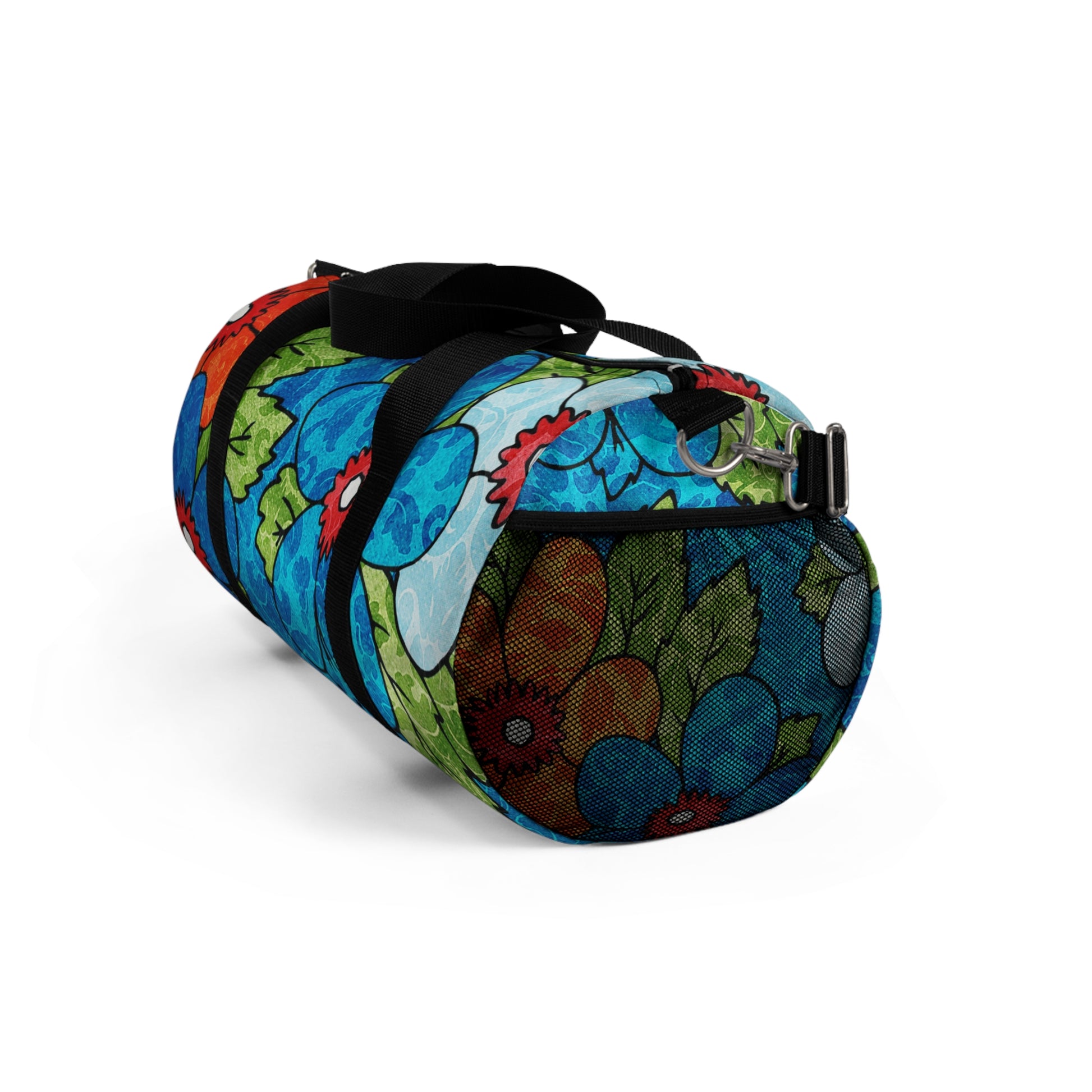 Blue Orange Groovy II Duffel Bag, Artsulli - Art is Long, Life is Short, Bags, , , , , , , 