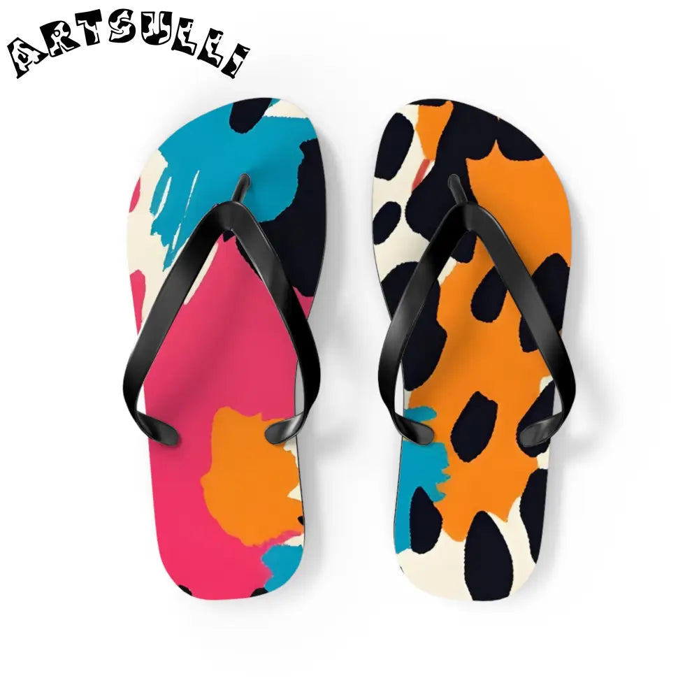 JAKKOUTTHEBXX Wild Brush Strokes x Animal Print Multi-Color Flip