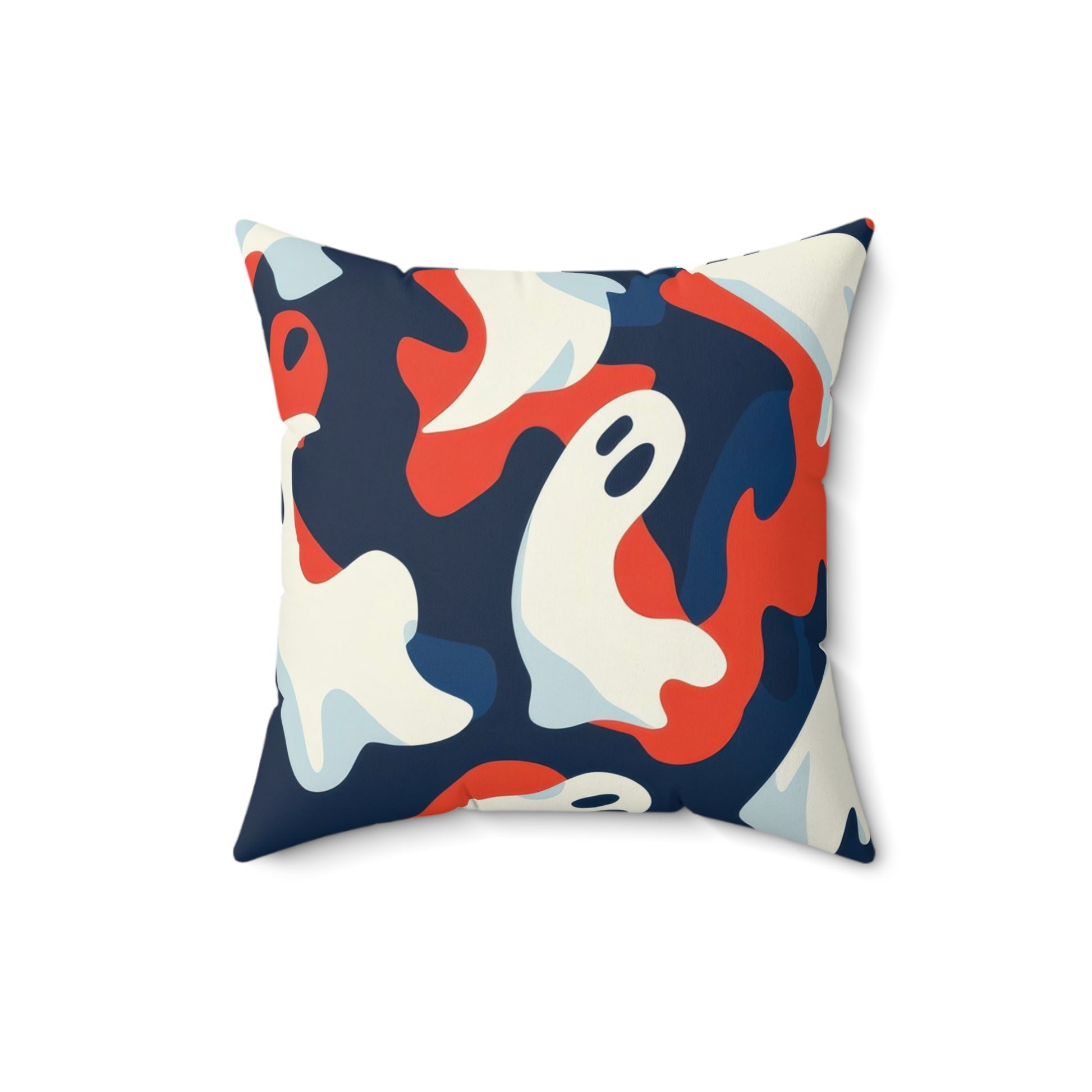 Camo Ghosts Spun Polyester Square Pillow, Artsulli - Art is Long, Life is Short, Home Decor, , , , , , , 