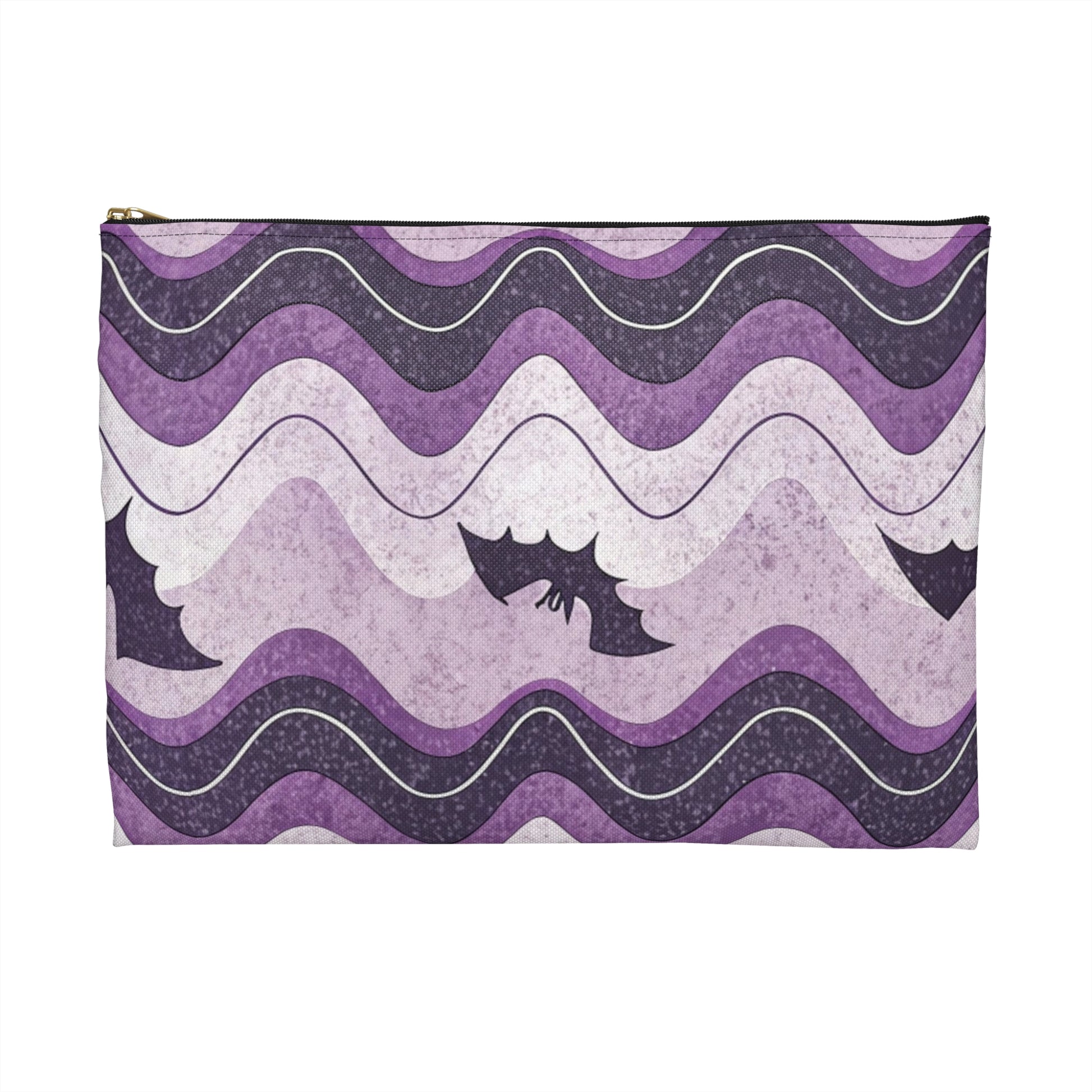 Bat Wave Accessory Pouch, Artsulli - Art is Long, Life is Short, Bags, , , , , , , 