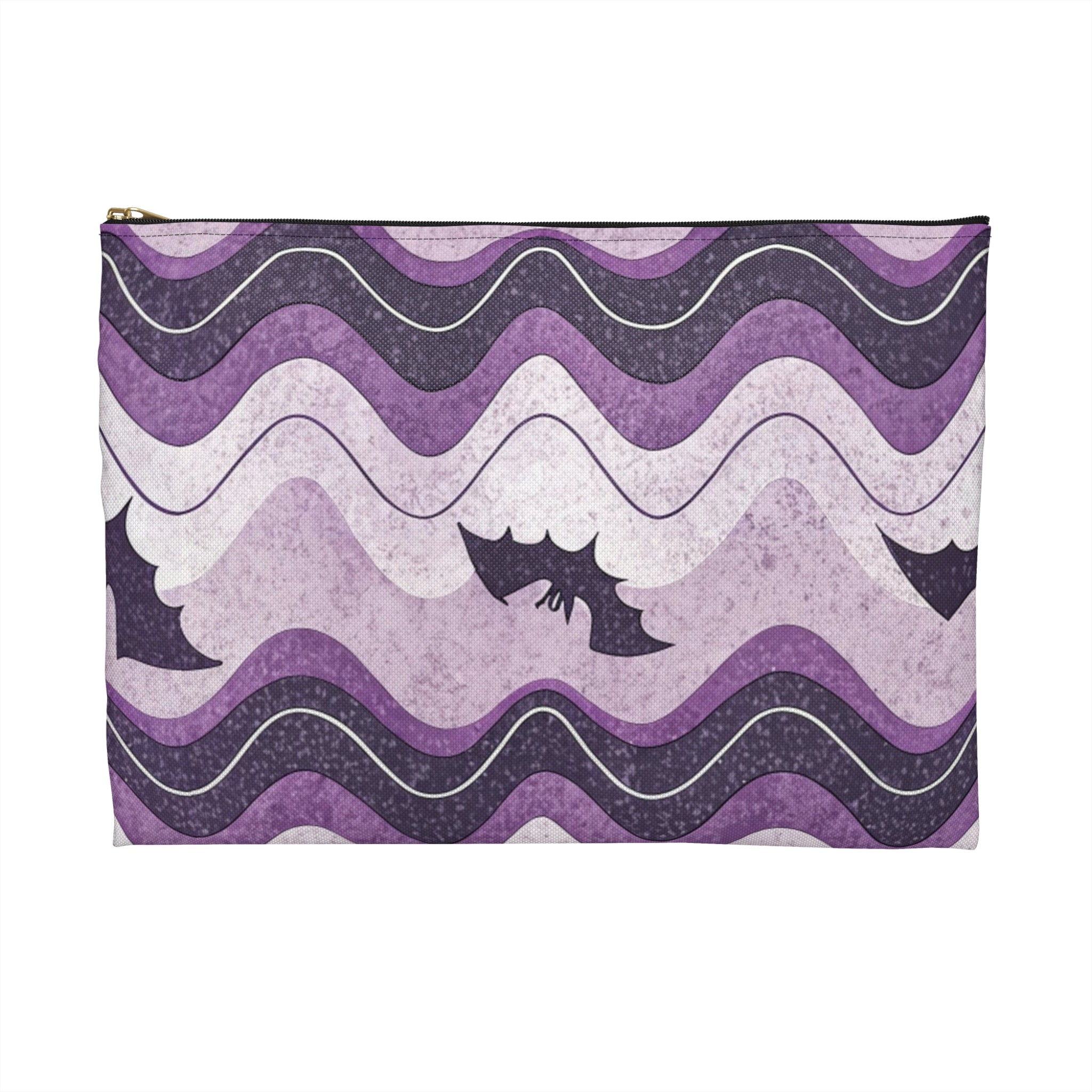 Bat Wave Accessory Pouch, Artsulli - Art is Long, Life is Short, Bags, , , , , , , 