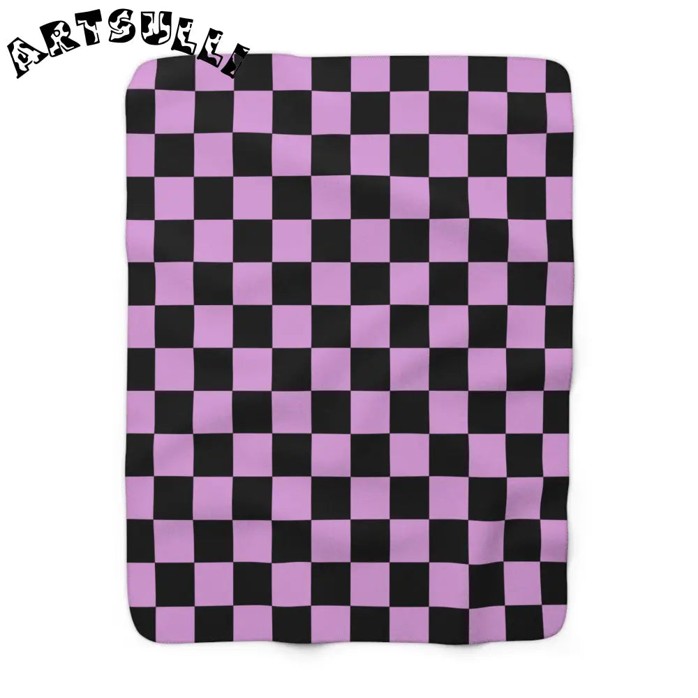 JAKKOUTTHEBXX Pixel Punk Vision Sherpa Fleece Blanket JAKKOUTTHEBXX