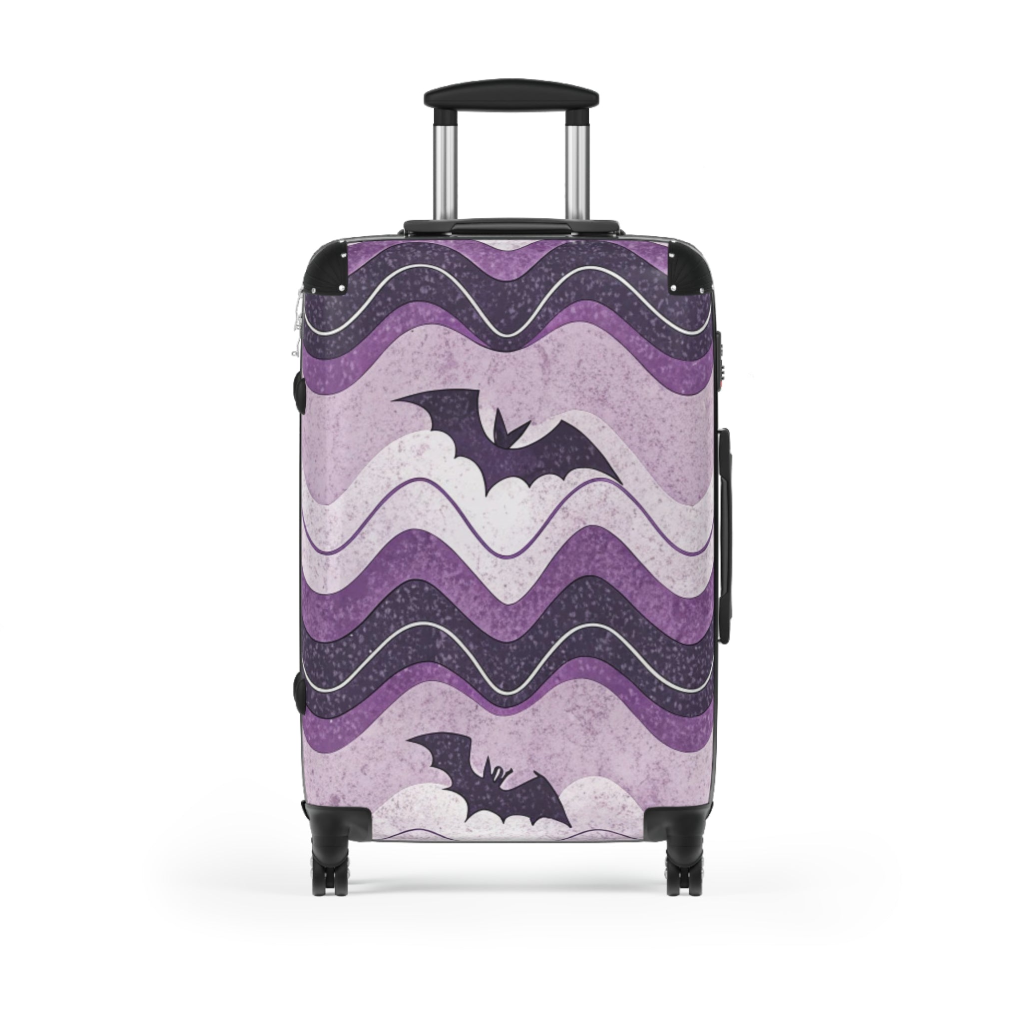 Bat Wave Suitcase, Artsulli - Art is Long, Life is Short, Bags, Size, Medium, Color, Black, , , 45478253611860