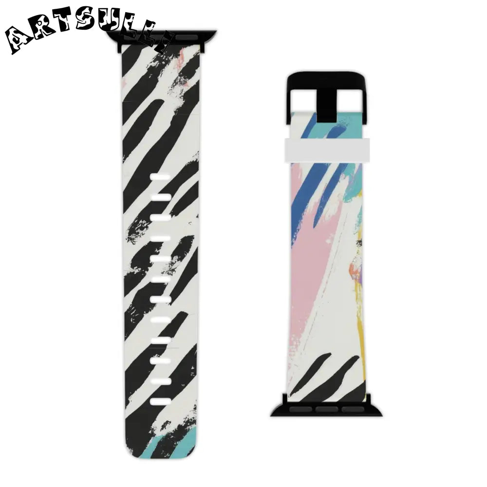 JAKKOUTTHEBXX Wild Zebra Stripes x Paint Brush Strokes Multi-Color