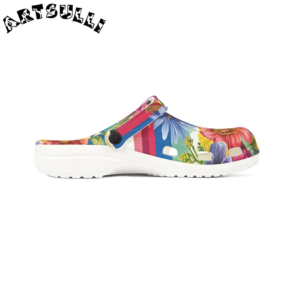 JAKKOUTTHEBXX Colorful Floral Eva Foam Clogs 2025