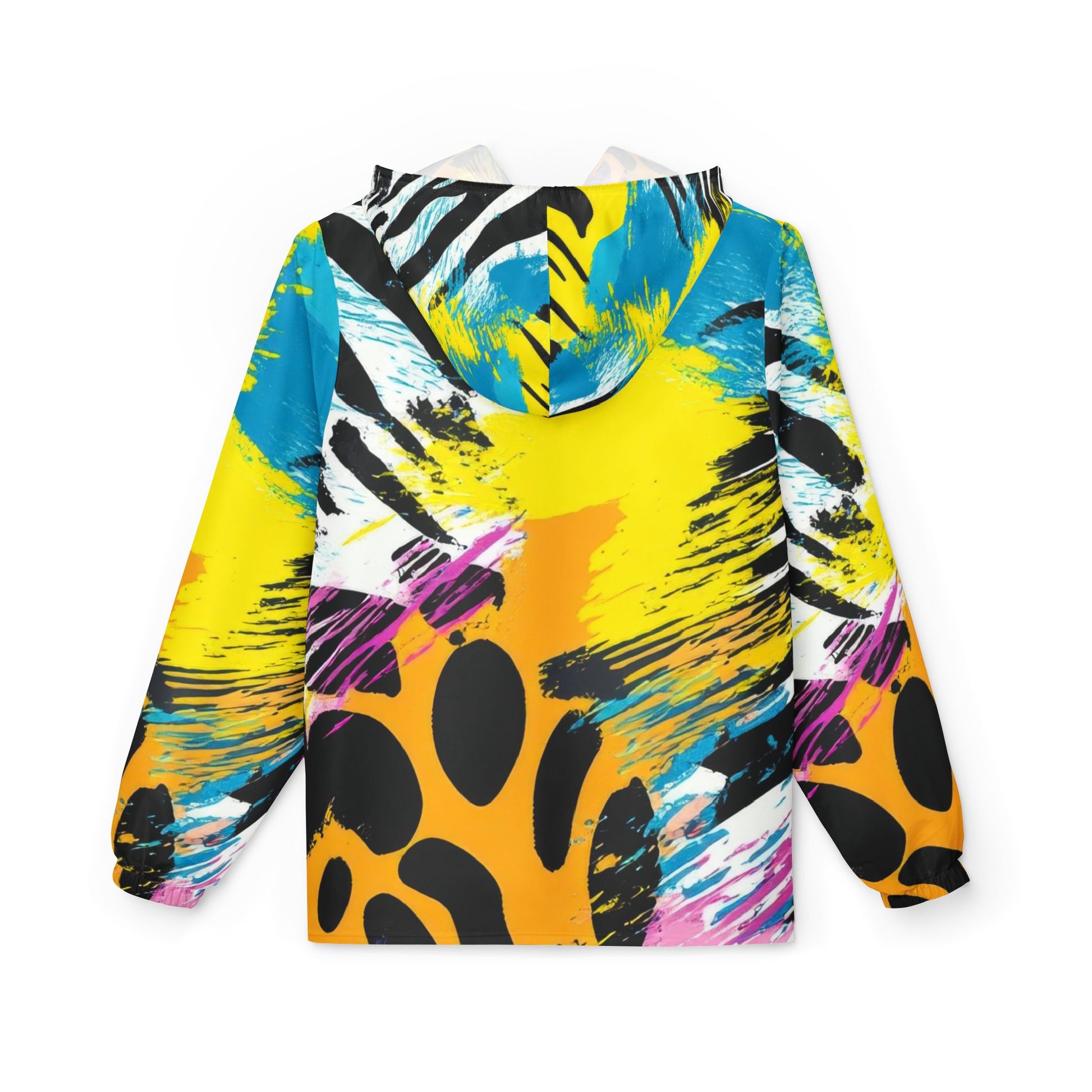 Expressionist Jungle Cell Windbreaker Jacket (AOP), Artsulli - Art is Long, Life is Short, Outerwear, , , , , , , 