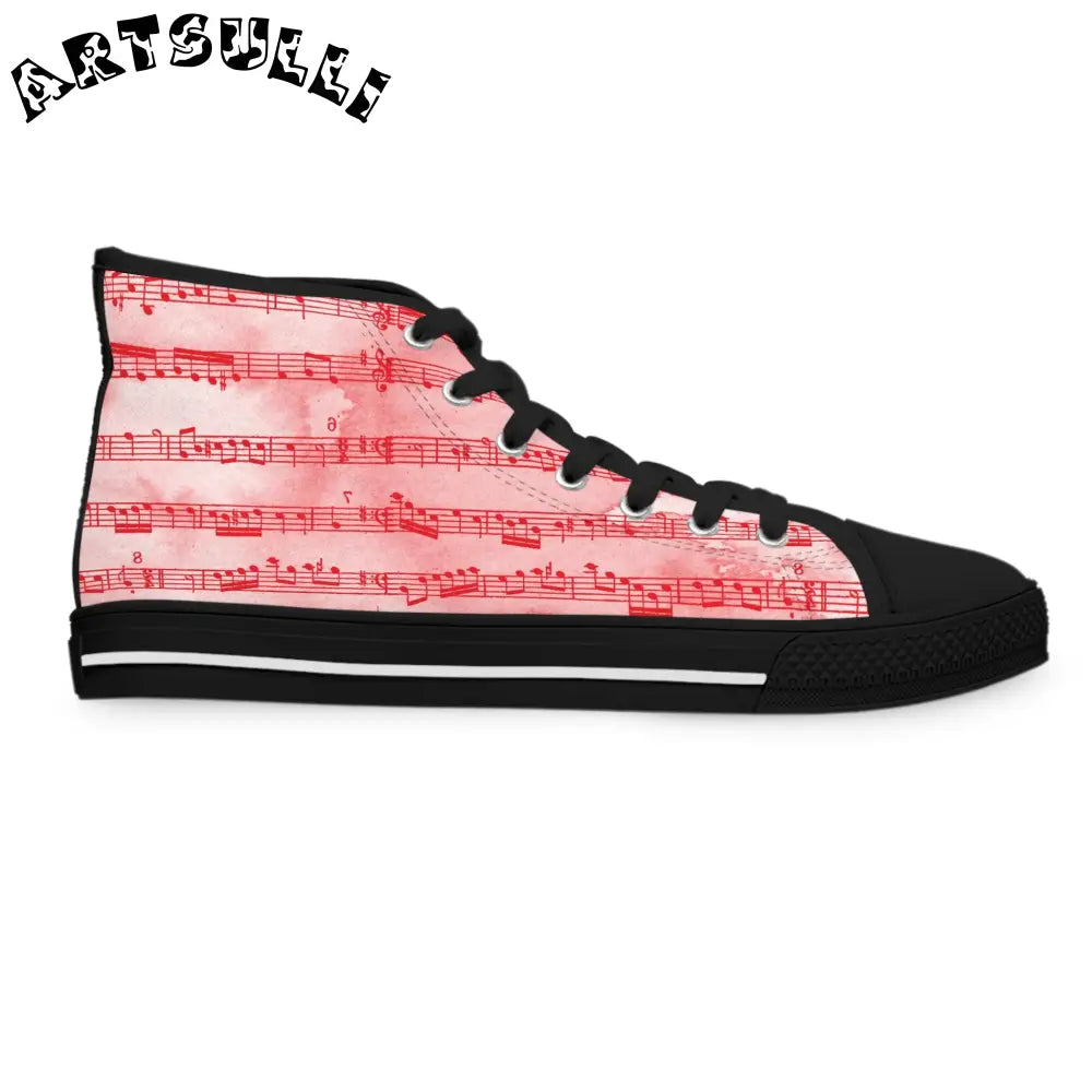 JAKKOUTTHEBXX Prime Illustration Printed Music Note Sneakers with Deodorant Memory Foam 2025