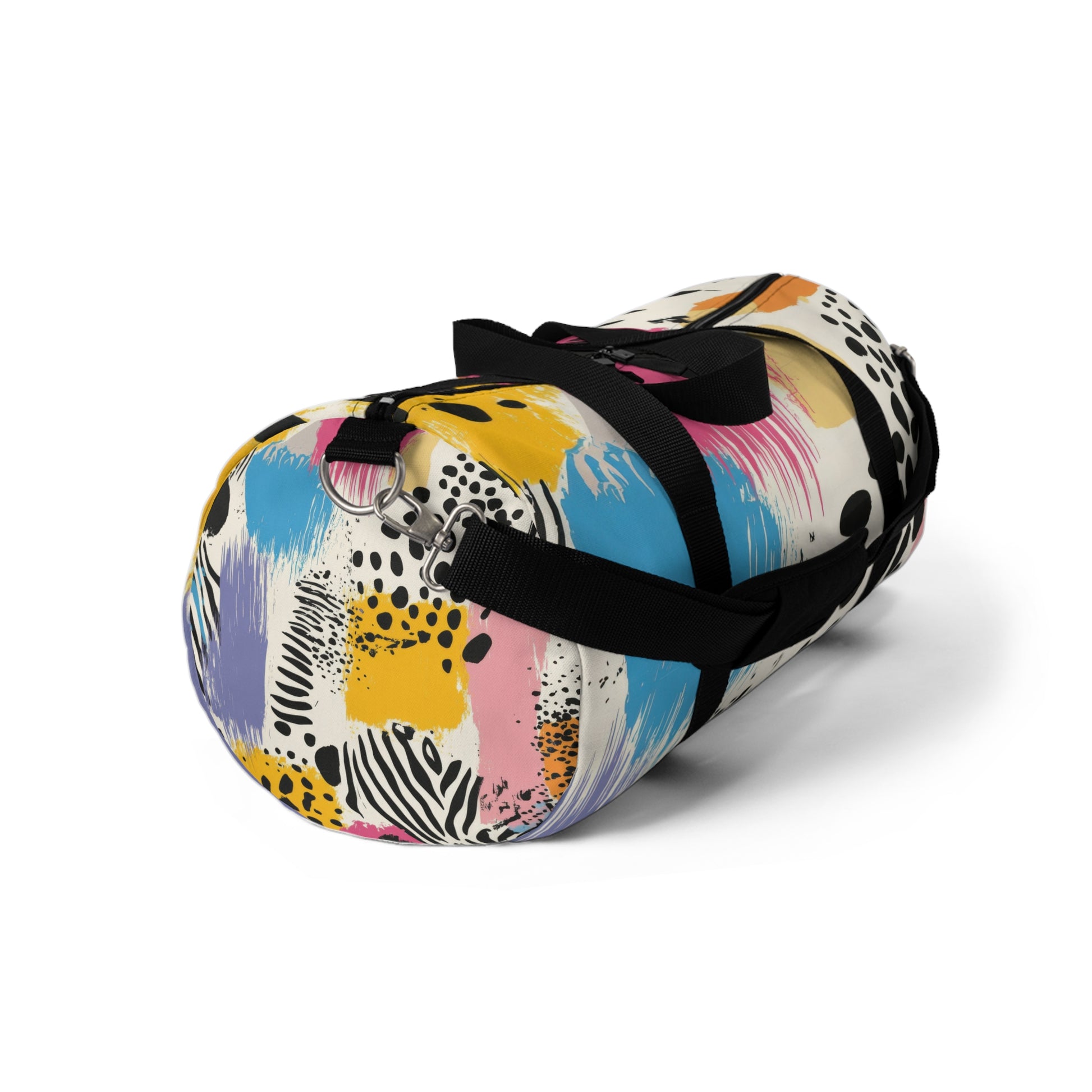 Rae Zebra Rhapsody II Duffel Bag, Artsulli - Art is Long, Life is Short, Bags, , , , , , , 