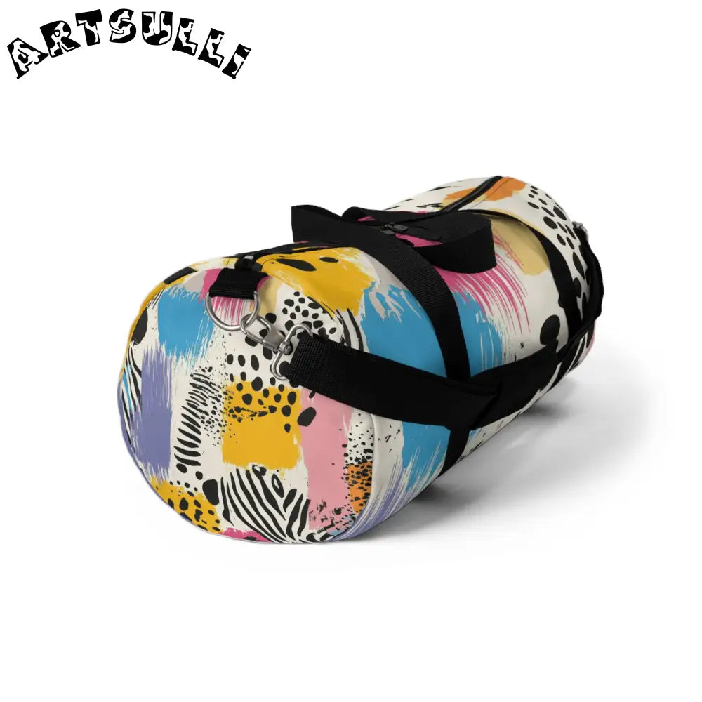 JAKKOUTTHEBXX Rae Zebra Rhapsody II Duffel Bag JAKKOUTTHEBXX