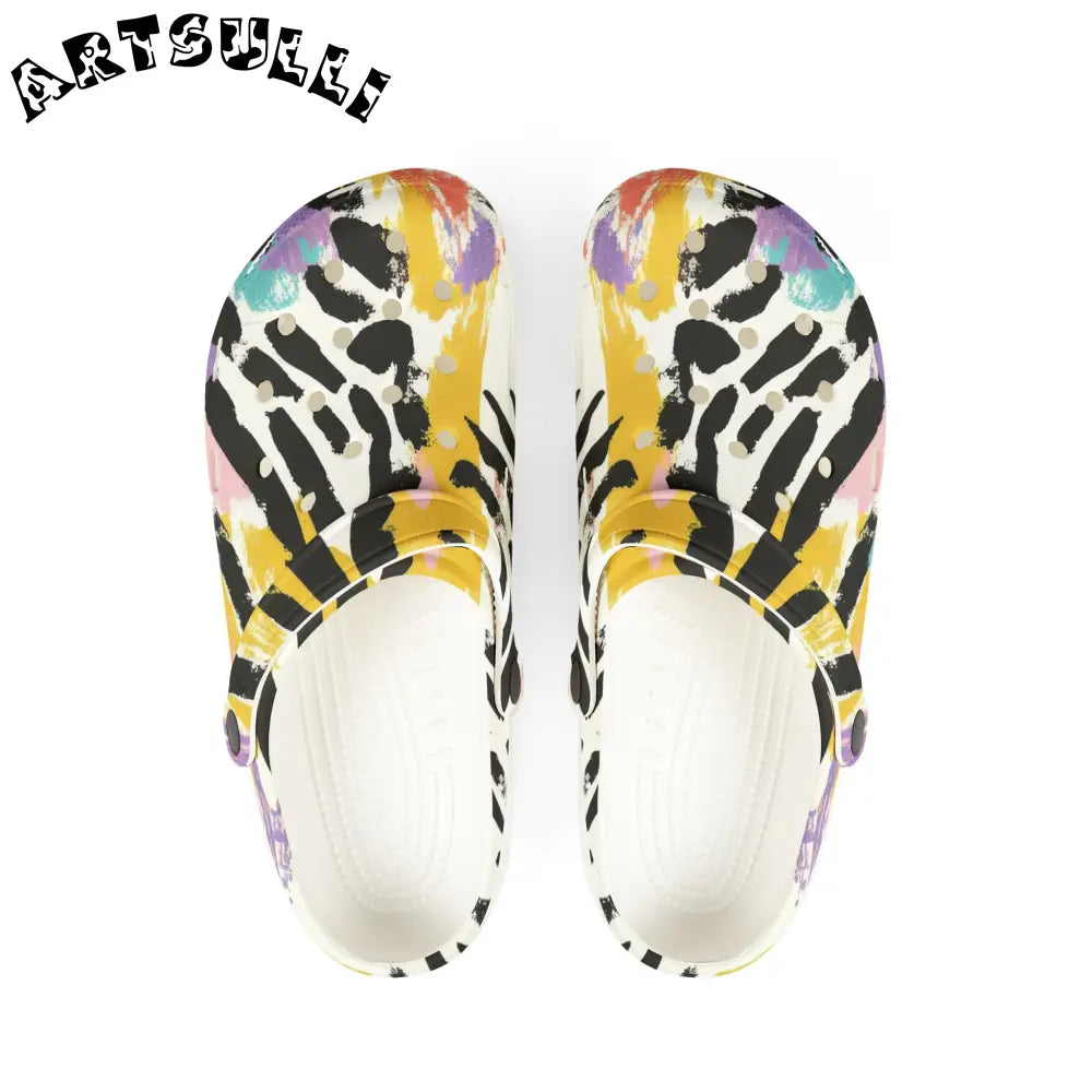 JAKKOUTTHEBXX Wild Zebra Stripes x Paint Brush Strokes EVA Foam