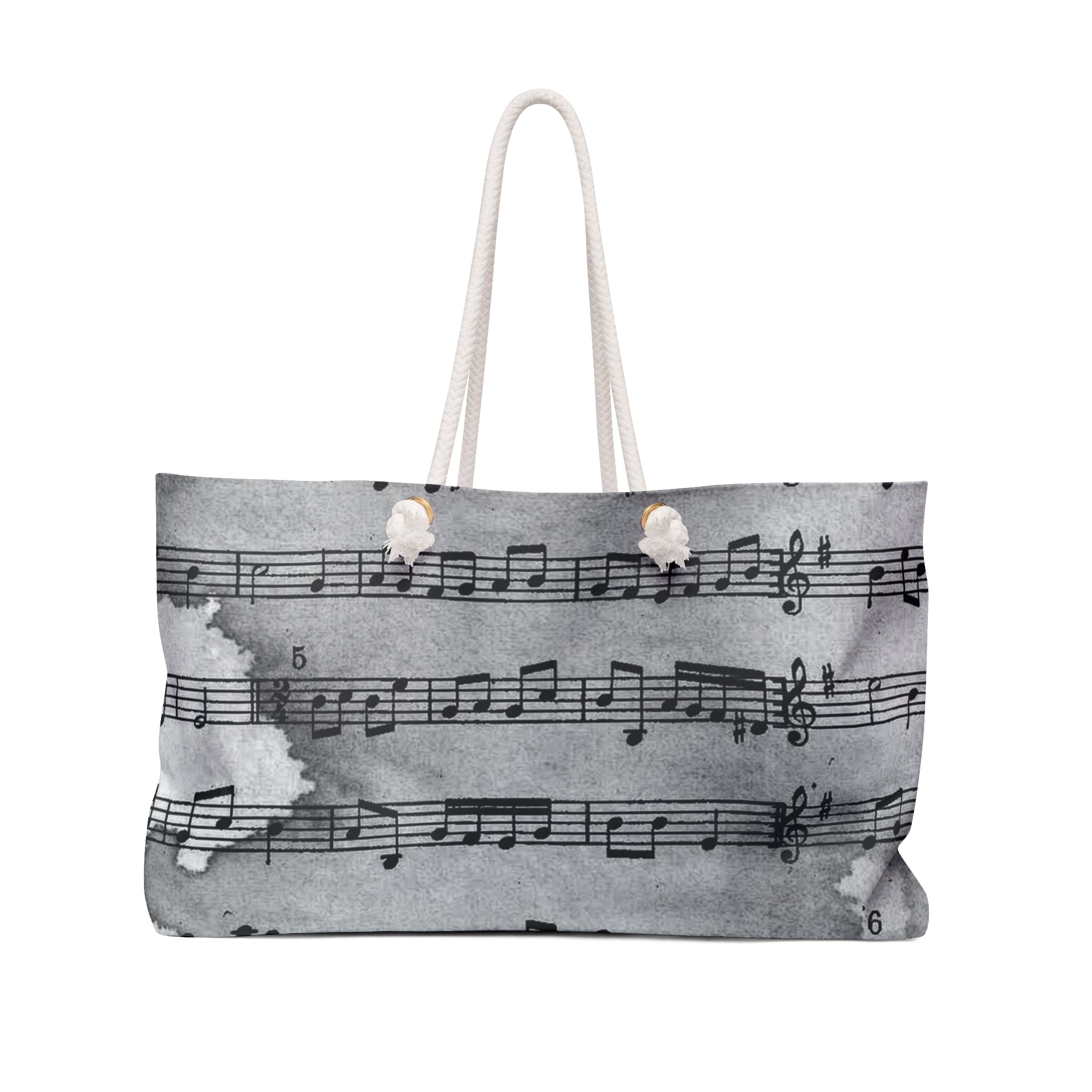 Drip Spill Type Beat Sheet Music Black Weekender Bag, Artsulli - Art is Long, Life is Short, Bags, Size, 24" × 13", , , , , 22890349522217197834
