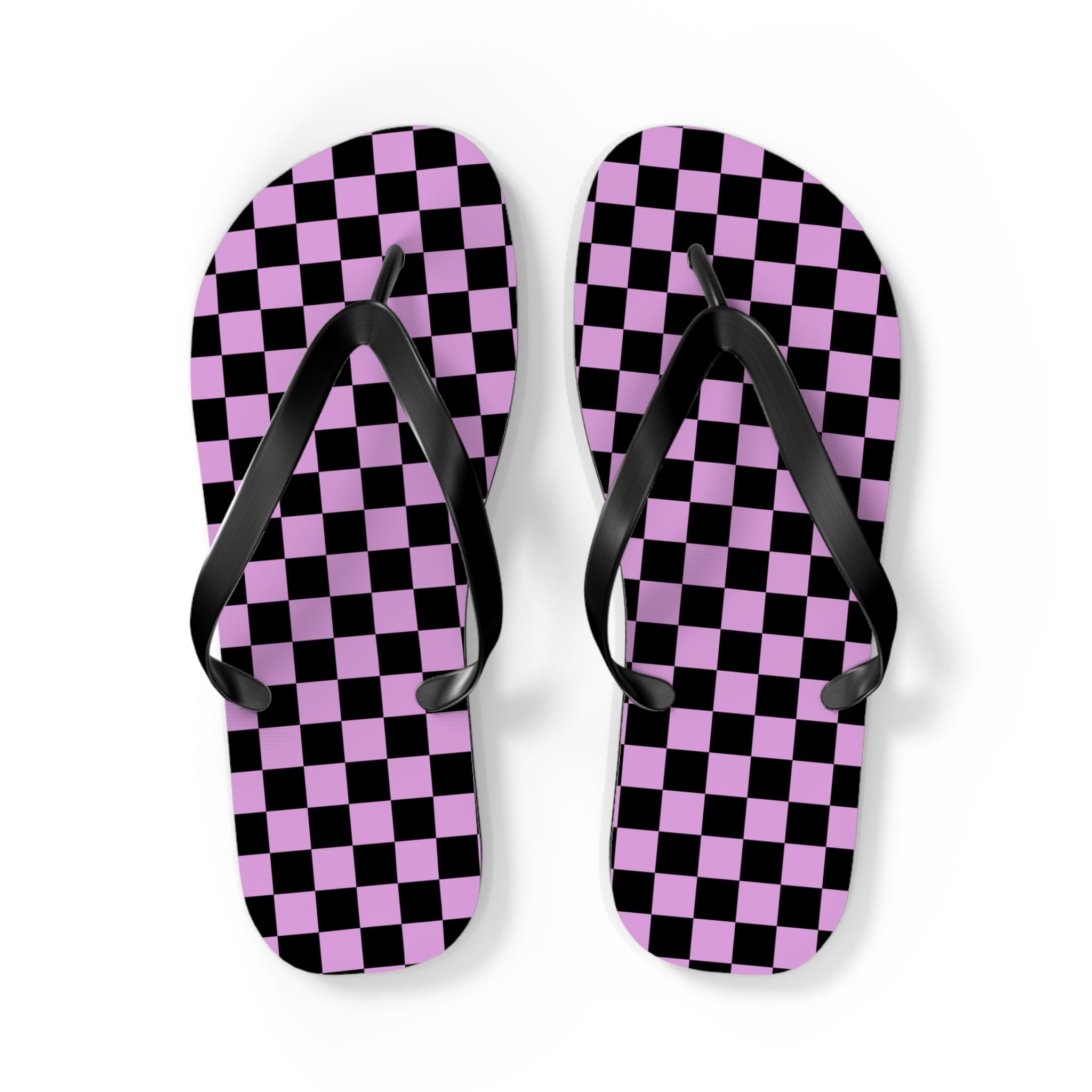Pixel Punk Vision Flip Flops, Artsulli - Art is Long, Life is Short, Shoes, Size, L, Color, Black sole, , , 15604244747375858318