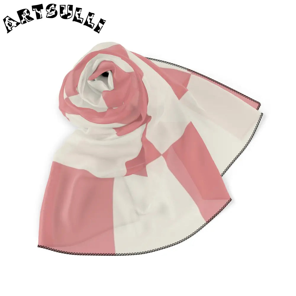 JAKKOUTTHEBXX Retro Checkered Grassland Sprites Poly Scarf