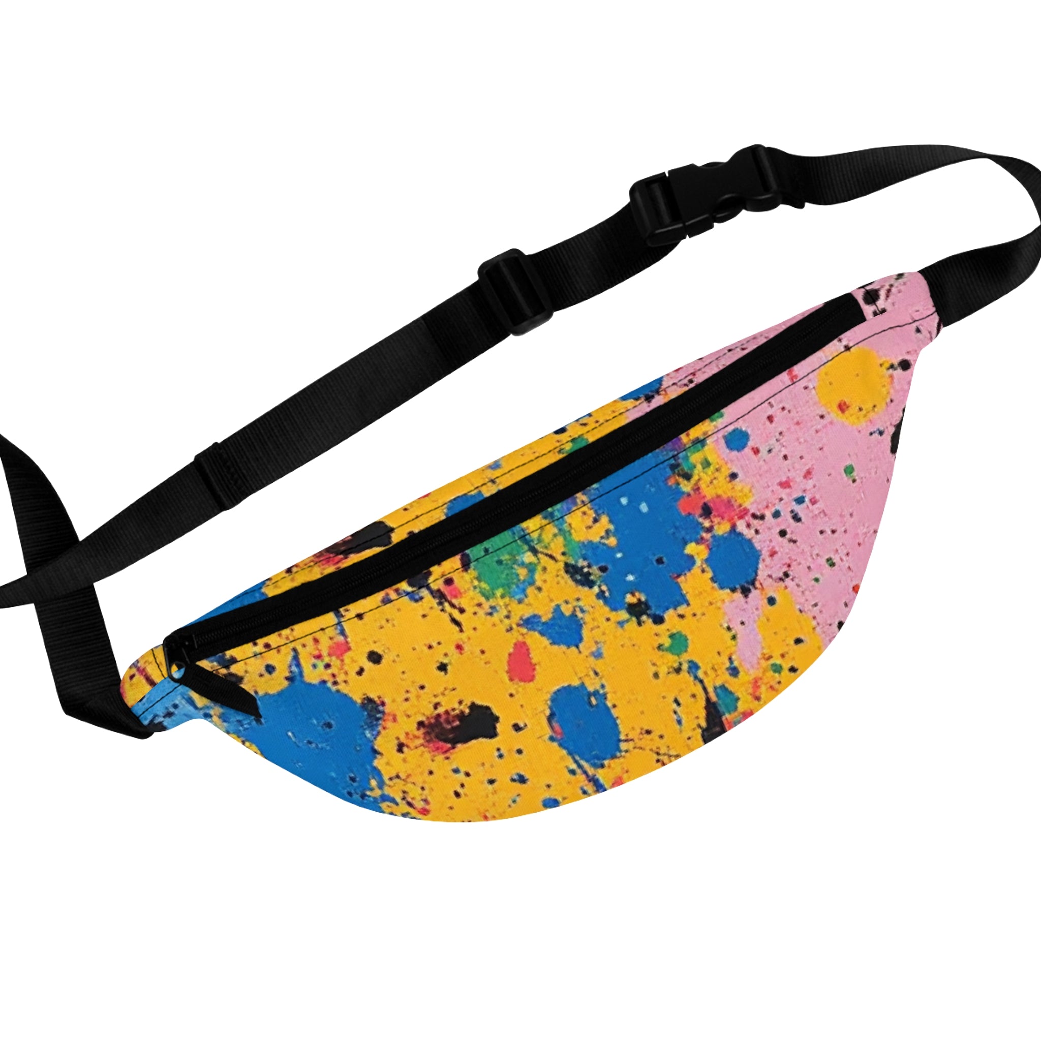 The Colors Of Paint Splatter Fanny Pack, Artsulli - Art is Long, Life is Short, Bags, Size, One size, , , , , 12470013703009