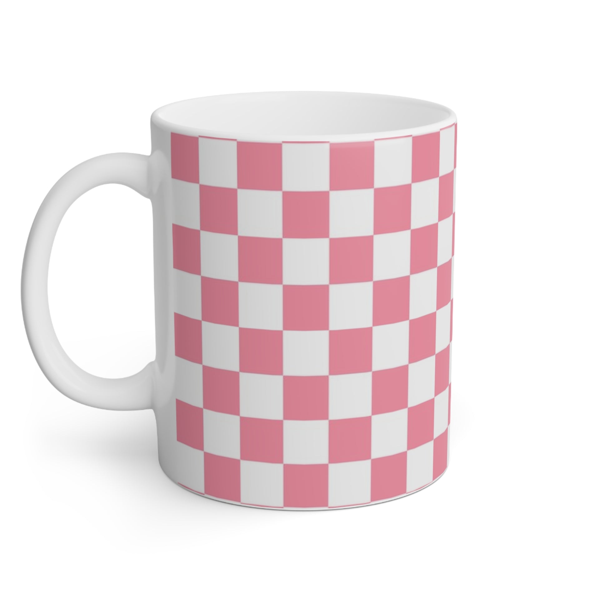 Brigandine Checkered Scene White Mug, 11oz, Artsulli - Art is Long, Life is Short, Mug, , , , , , , 