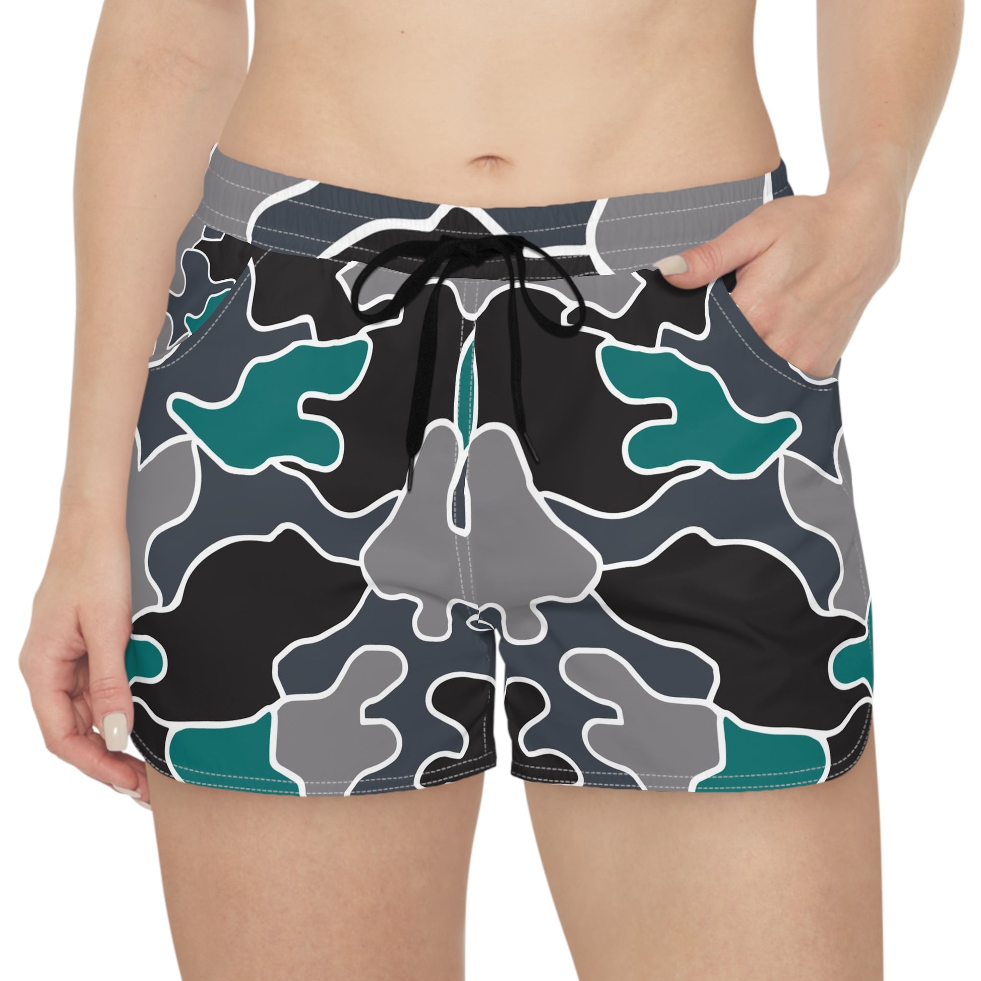 Surreal Camouflage Women's Casual Shorts (AOP), Artsulli - Art is Long, Life is Short, All Over Prints, , , , , , , 