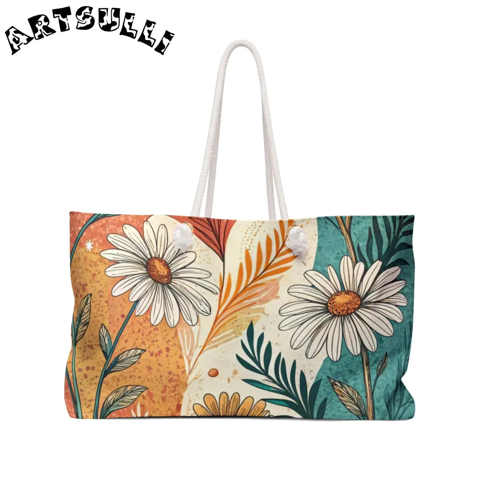 JAKKOUTTHEBXX Retro Daisy Dream Weekender Bag JAKKOUTTHEBXX Artsulli