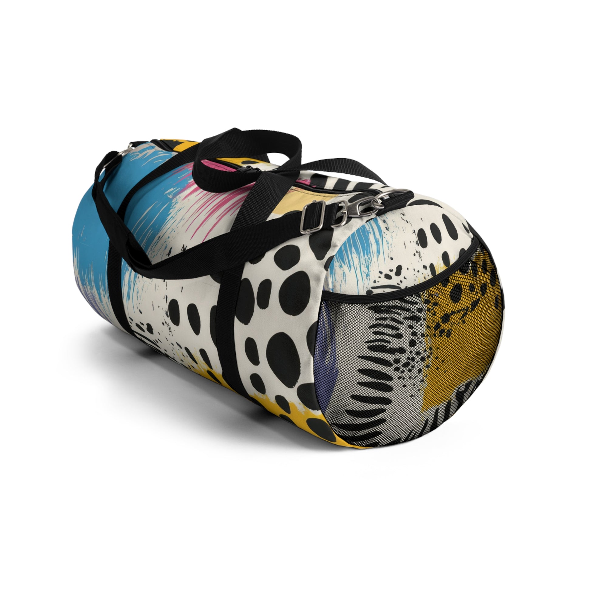 Rae Zebra Rhapsody Duffel Bag, Artsulli - Art is Long, Life is Short, Bags, , , , , , , 