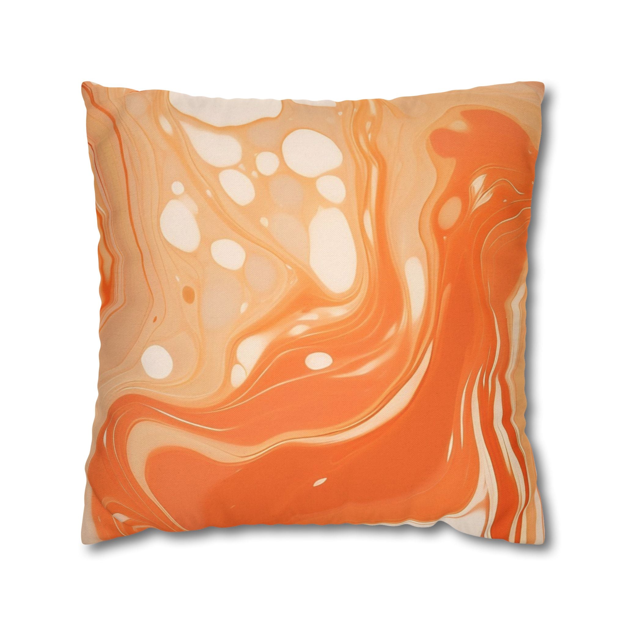 Spun Polyester Square Pillowcase