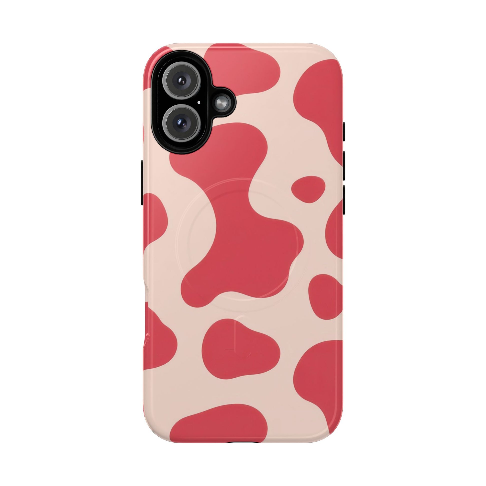 Red Jungle Cow Tough Magnetic Cases, Artsulli - Art is Long, Life is Short, Phone Case, Size, iPhone 16 Plus, Surface, Glossy, , , 15184354616155295901
