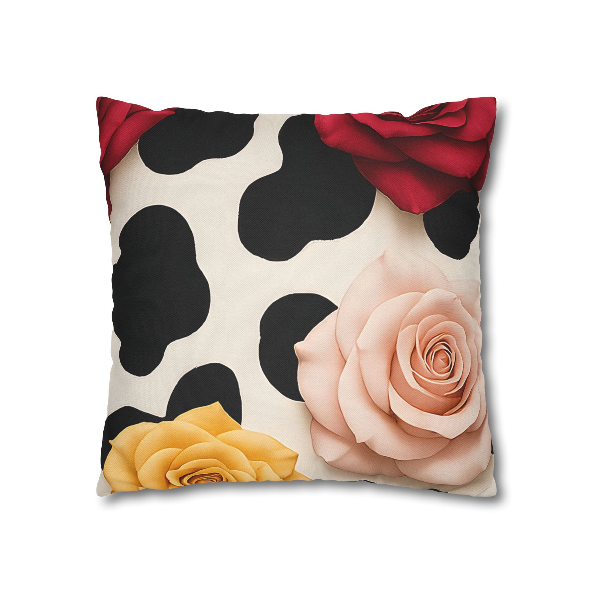 Spun Polyester Square Pillowcase, Artsulli - Art is Long, Life is Short, Home Decor, , , , , , , 