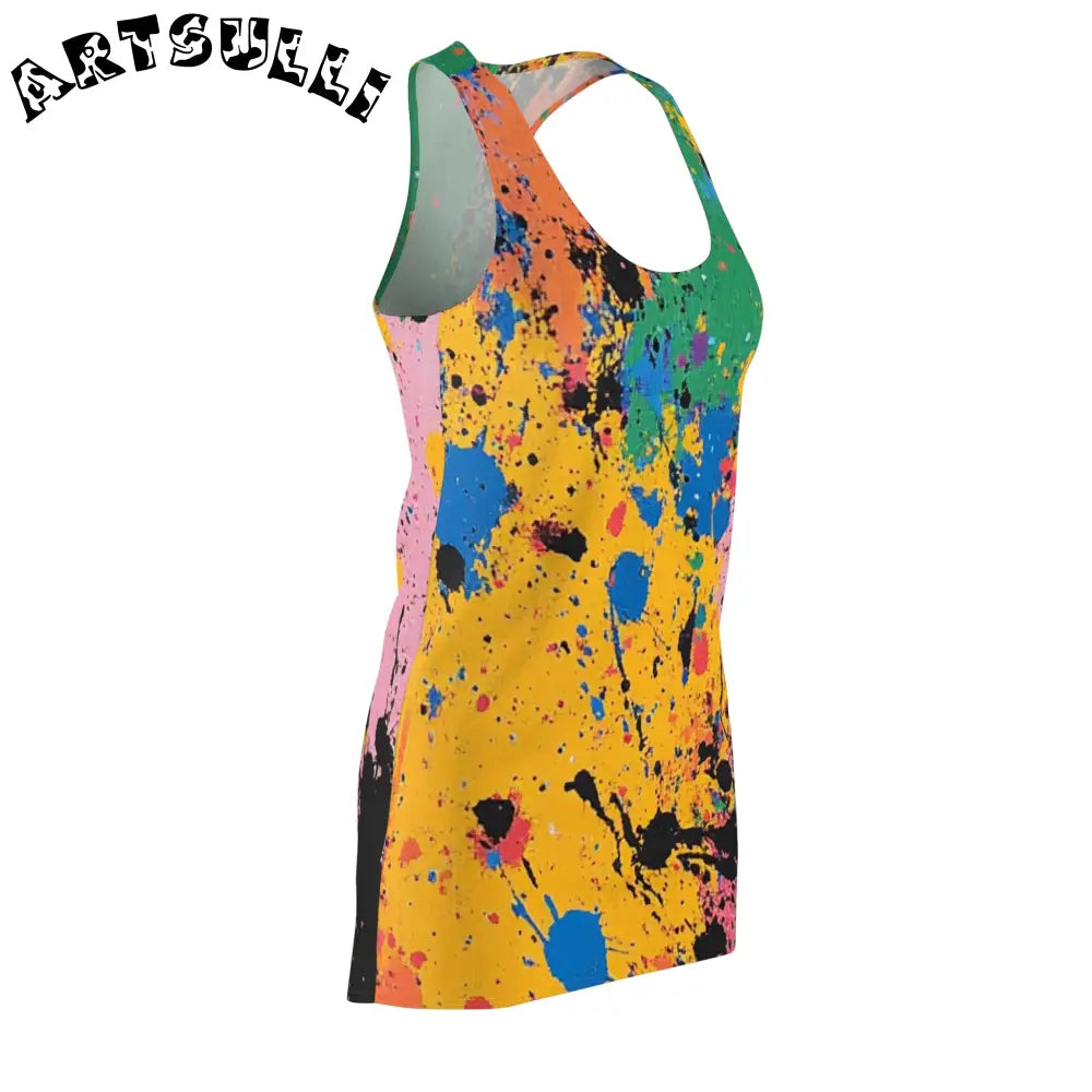 JAKKOUTTHEBXX The Colors Of Paint Splatter Women’s Cut & Sew