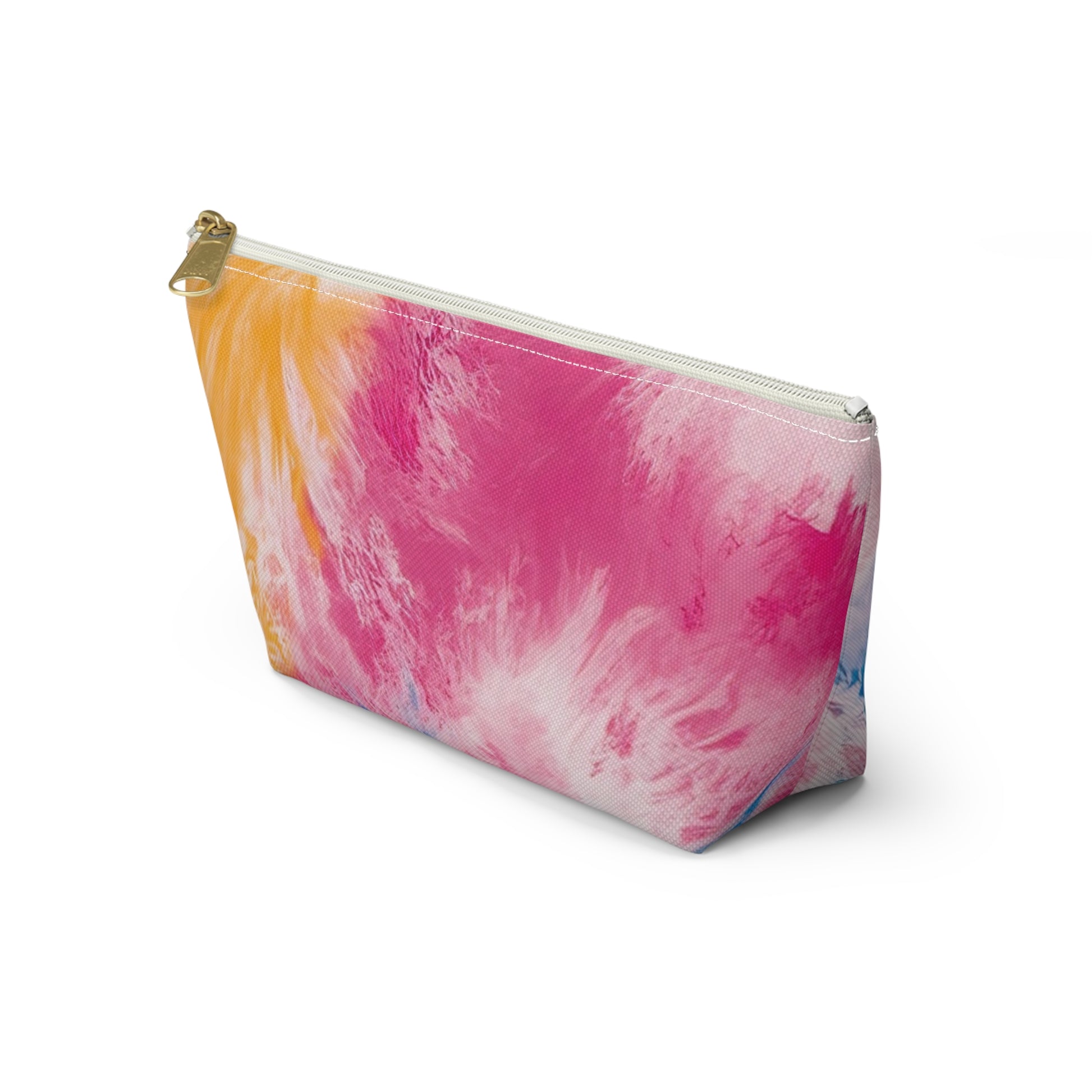 Tie Dye Splash Accessory Pouch w T-bottom, Artsulli - Art is Long, Life is Short, Bags, , , , , , , 