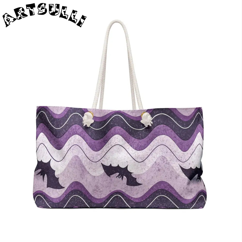 JAKKOUTTHEBXX Bat Wave Weekender Bag JAKKOUTTHEBXX Artsulli - Art