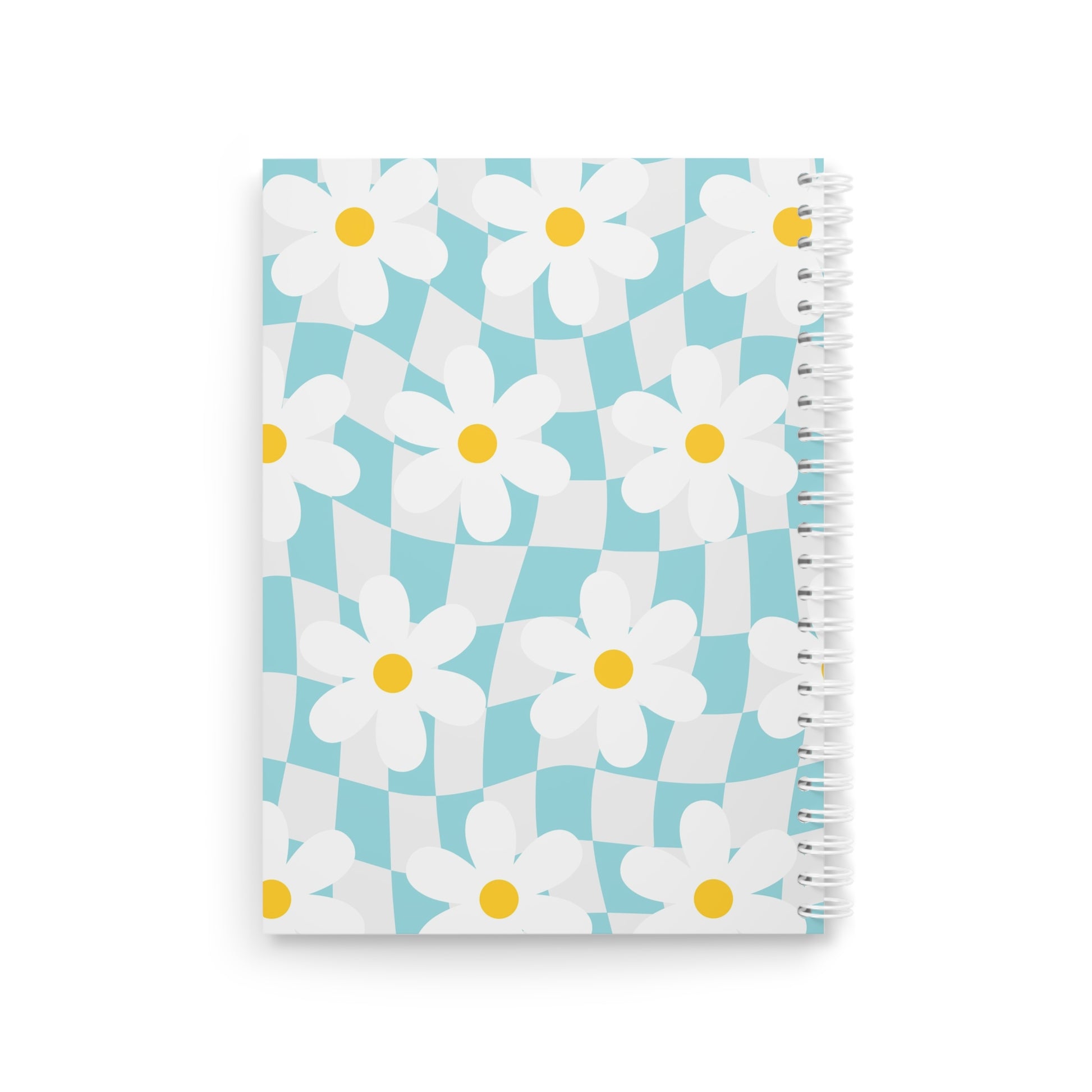 Trippy Check Garden Spiral Notebook, Artsulli - Art is Long, Life is Short, Paper products, , , , , , , 