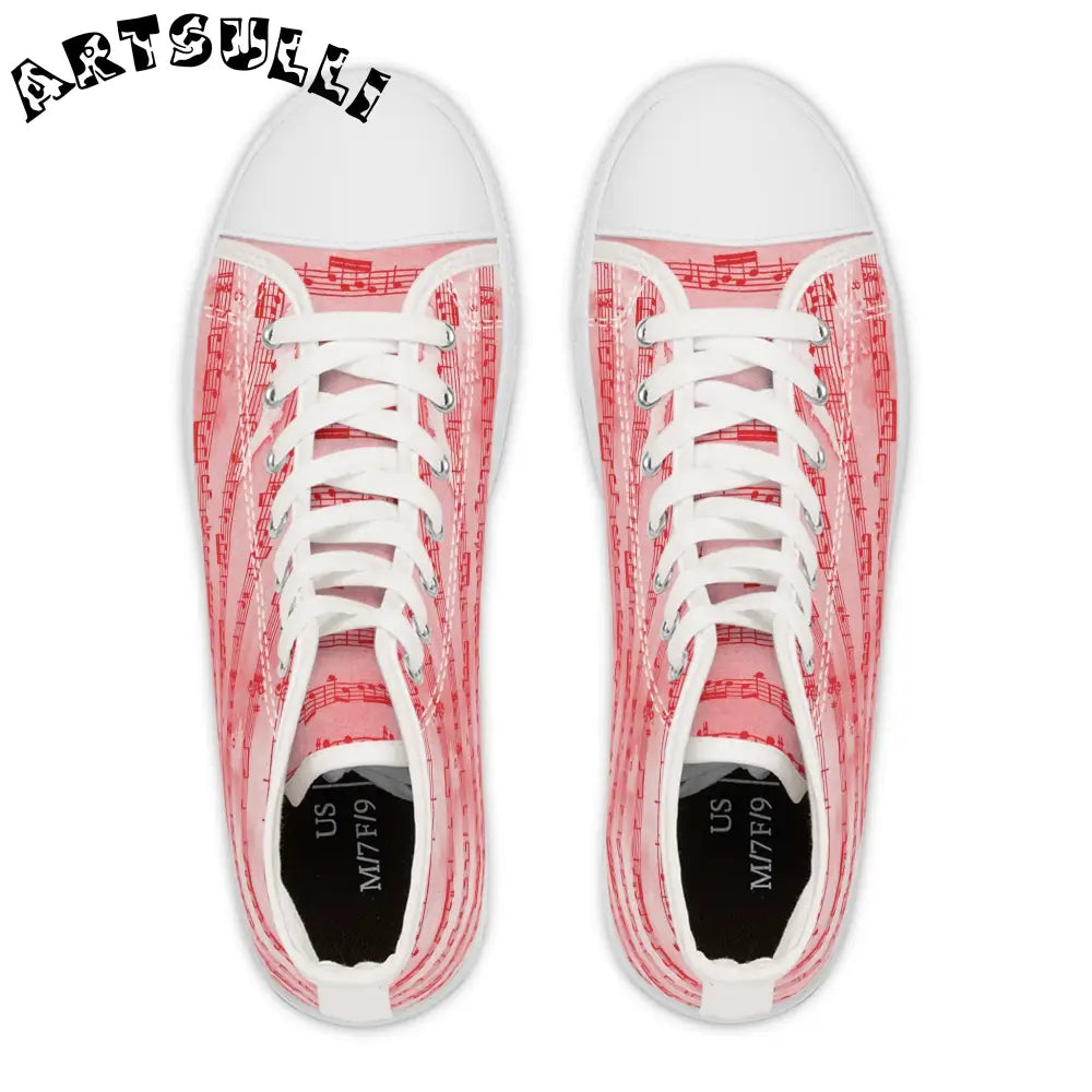 JAKKOUTTHEBXX Prime Illustration Printed Music Note Sneakers with Deodorant Memory Foam 2025