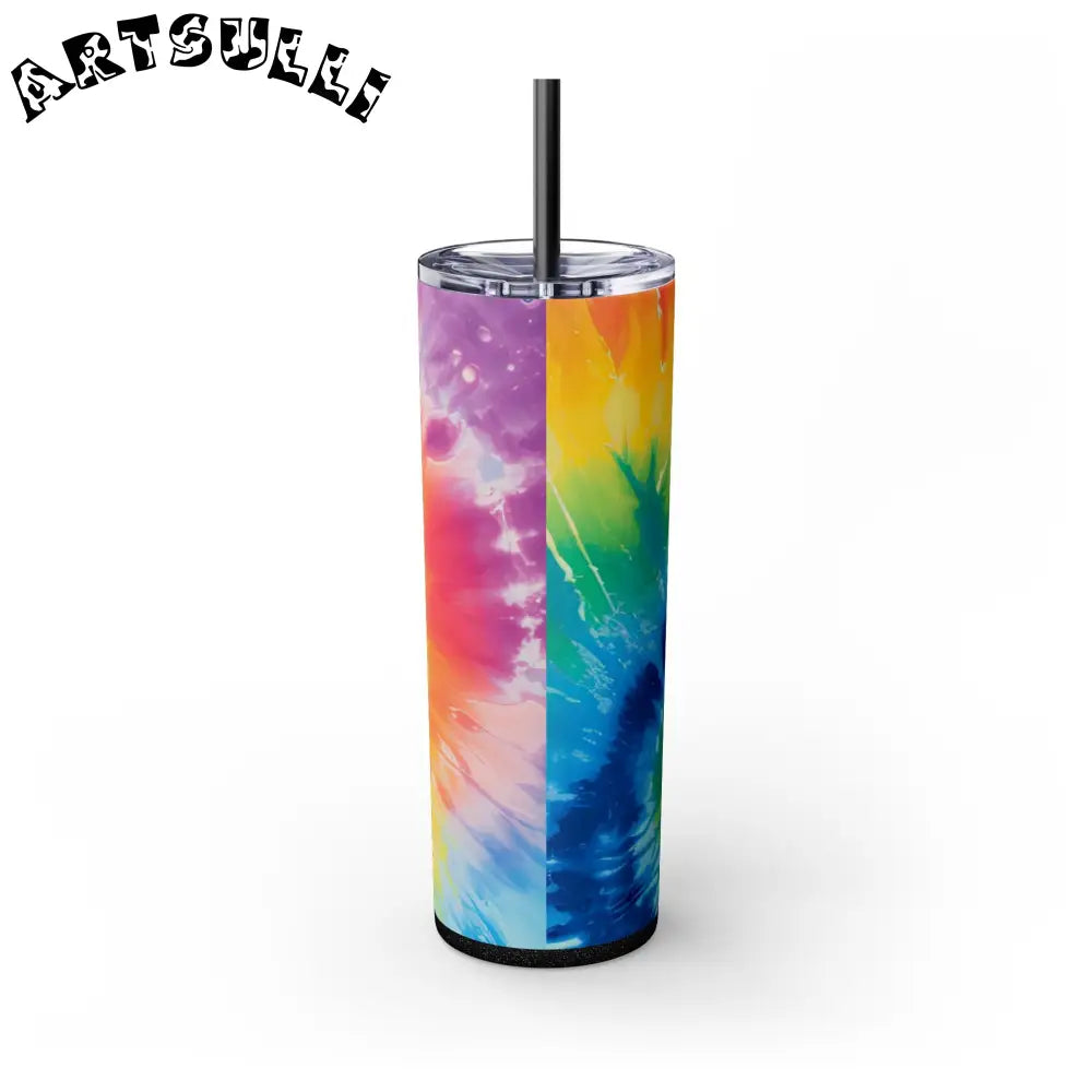 JAKKOUTTHEBXX Colorful Tie-Dye Insulated Tumbler 2025