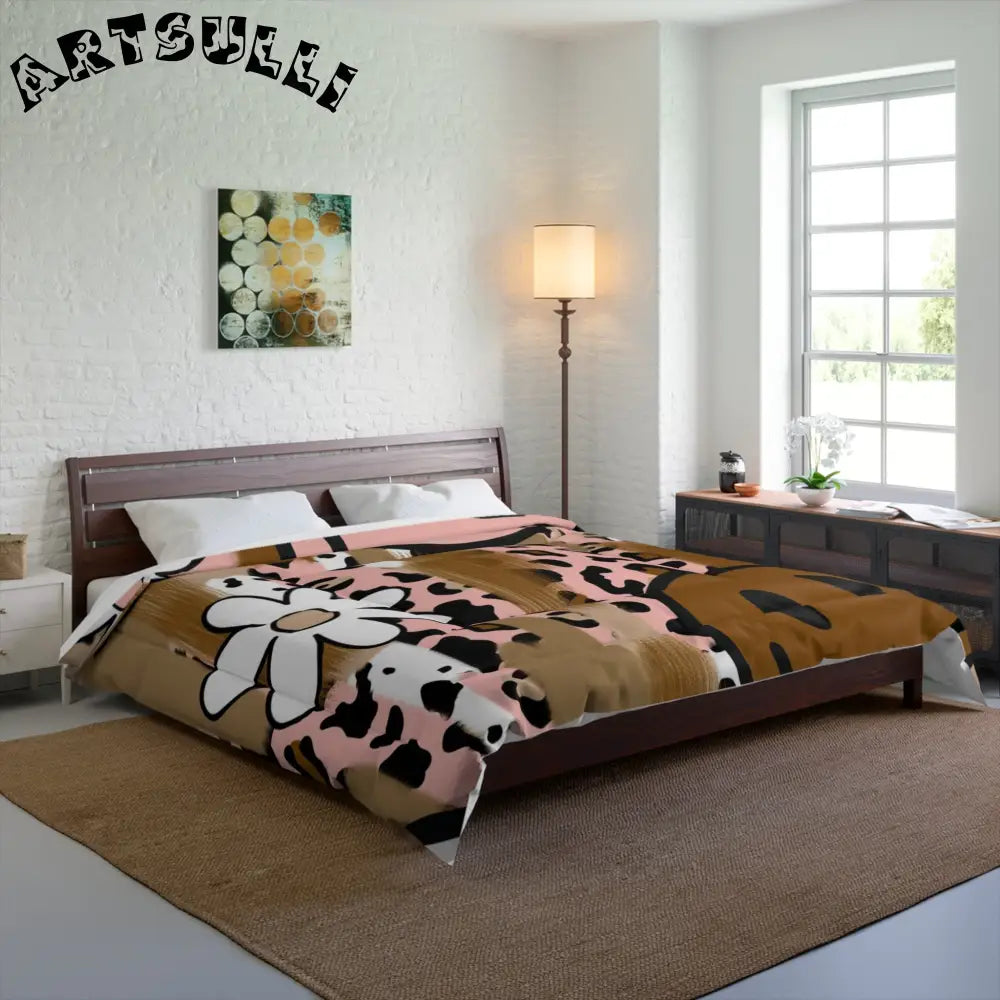 JAKKOUTTHEBXX Sutfin Ghosts Pop Art Comforter JAKKOUTTHEBXX Artsulli