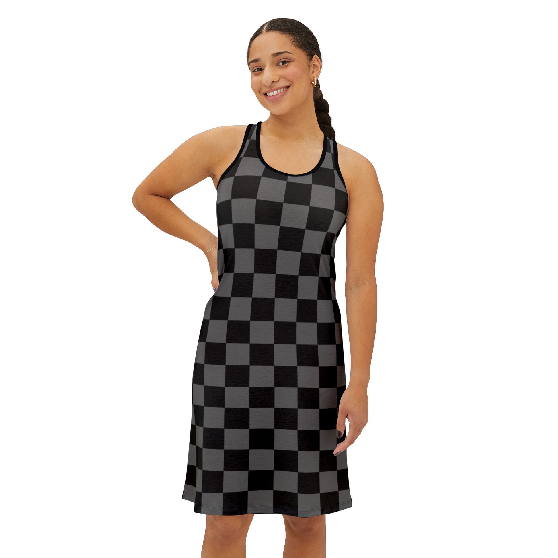 8K Void Surfer Women's Racerback Dress (AOP), Artsulli - Art is Long, Life is Short, Tank Top, , , , , , , 