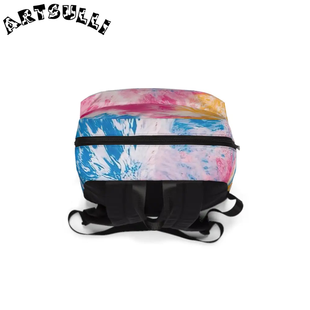 JAKKOUTTHEBXX Colorful Tie-Dye Nylon Backpack 2025
