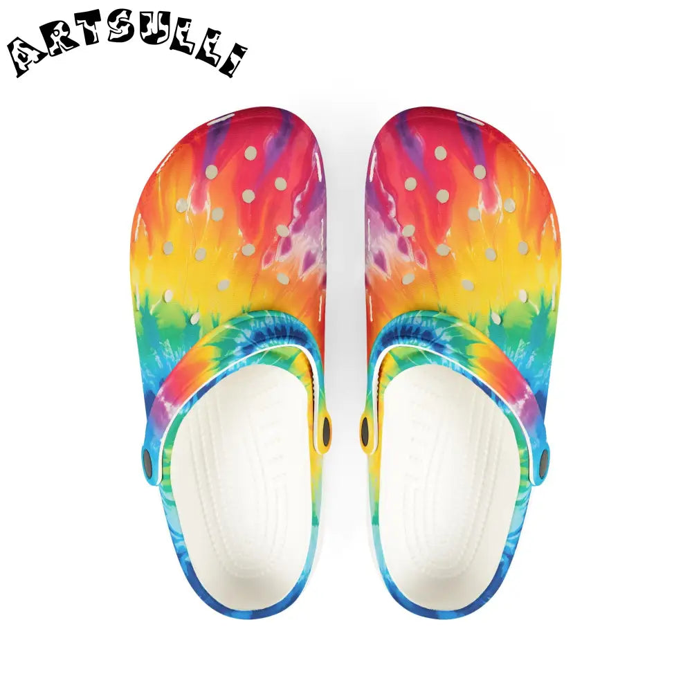 JAKKOUTTHEBXX Tie-Dye EVA Foam Clogs 2025