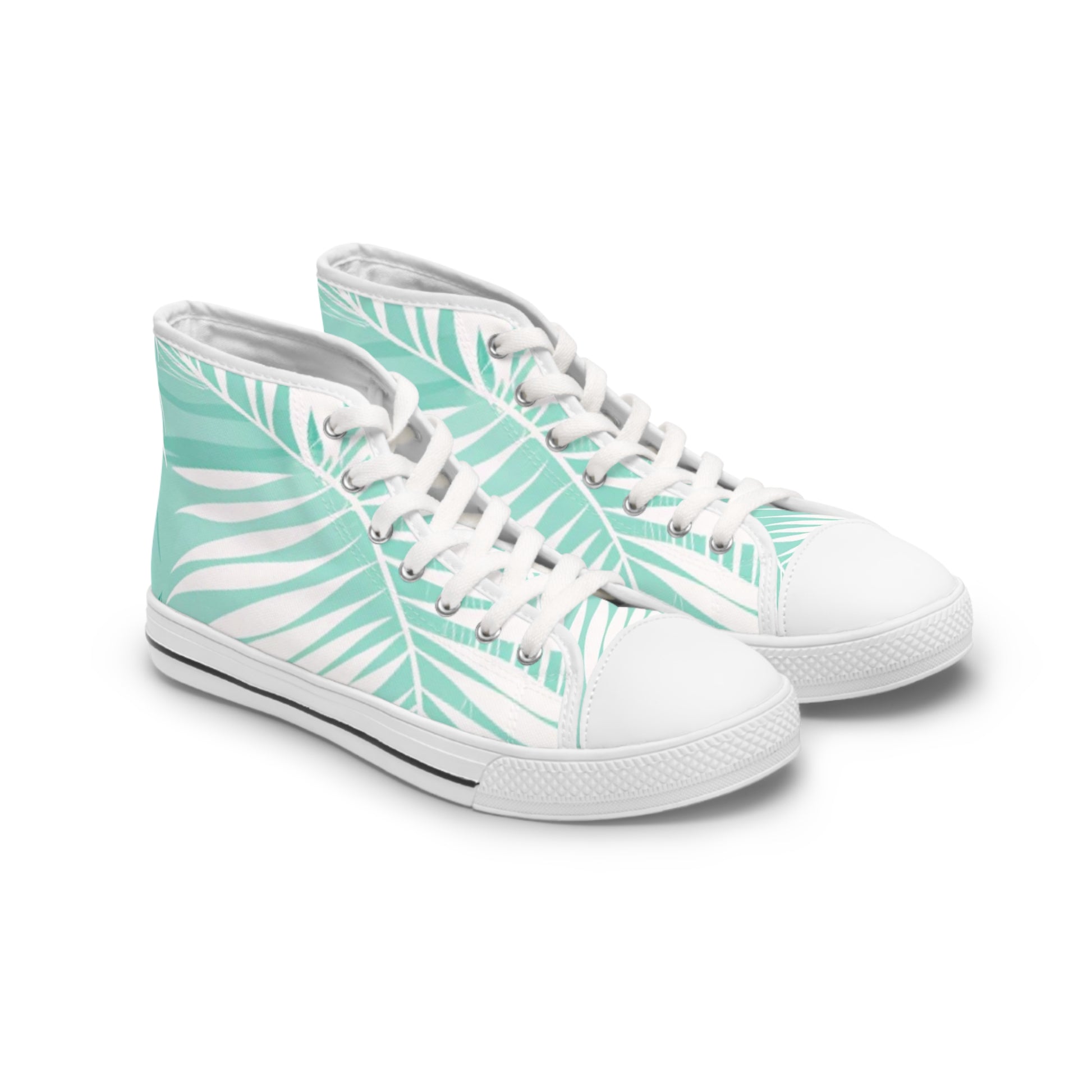 Versace Palm Women's High Top Sneakers, Artsulli - Art is Long, Life is Short, Shoes, Size, US 5.5, Color, White sole, , , 12155672325385940832