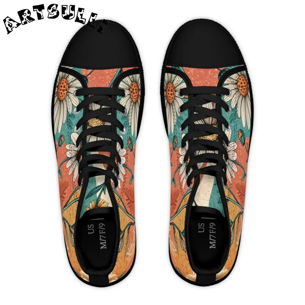 JAKKOUTTHEBXX Retro Daisy Dream Women’s High Top Sneakers