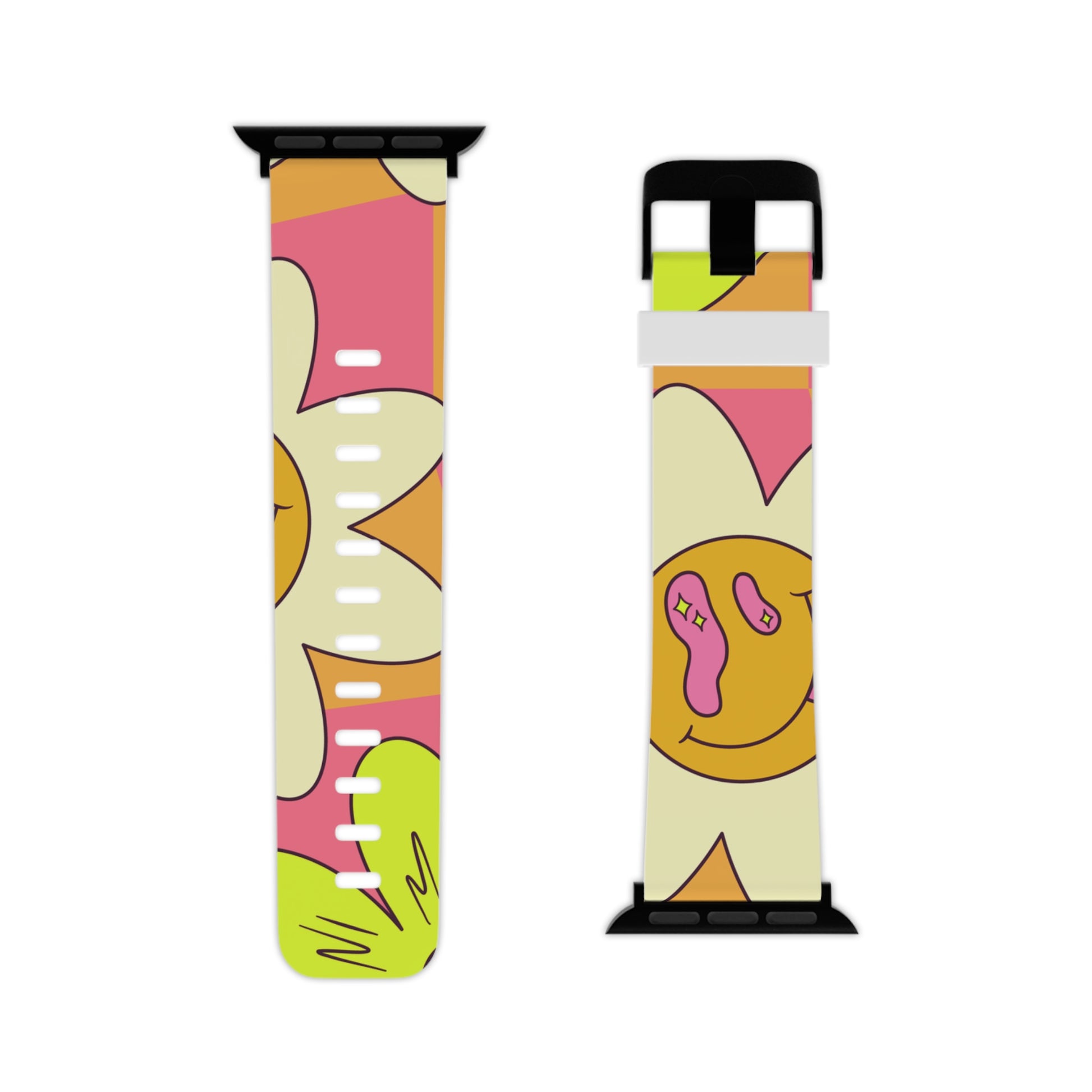 Trippy Sour Face Rave Watch Band for Apple Watch, Artsulli - Art is Long, Life is Short, Accessories, , , , , , , 